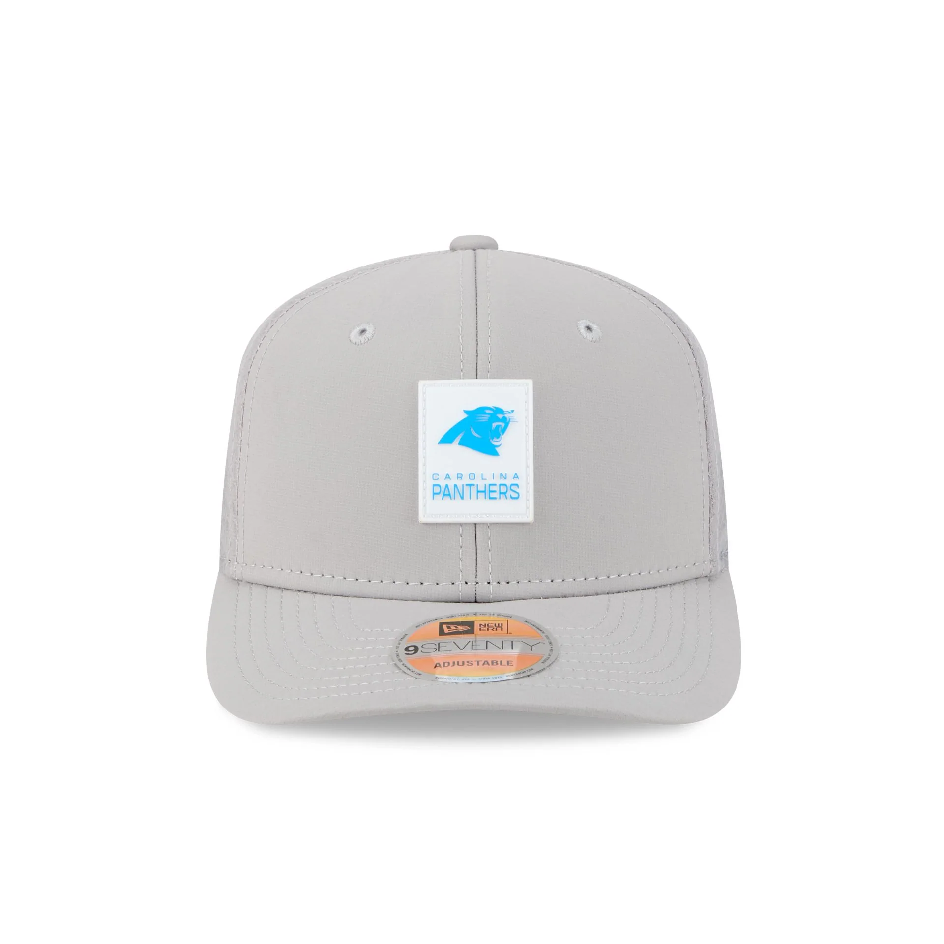 Carolina Panthers 2025 Sideline Hot Weather Gray 9SEVENTY Trucker Hat - Image 2