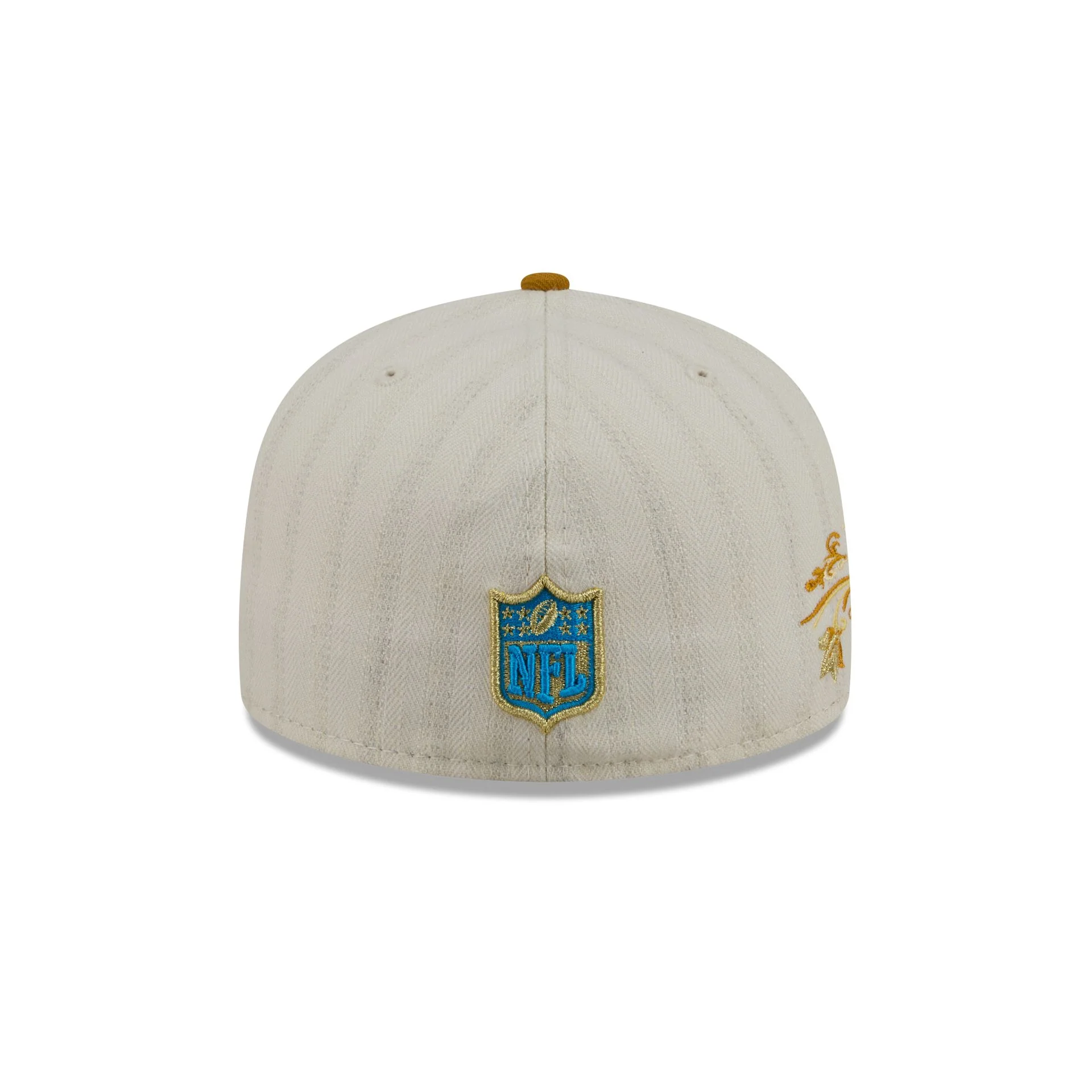 Carolina Panthers Chrome Herringbone 59FIFTY Fitted Hat - Image 6