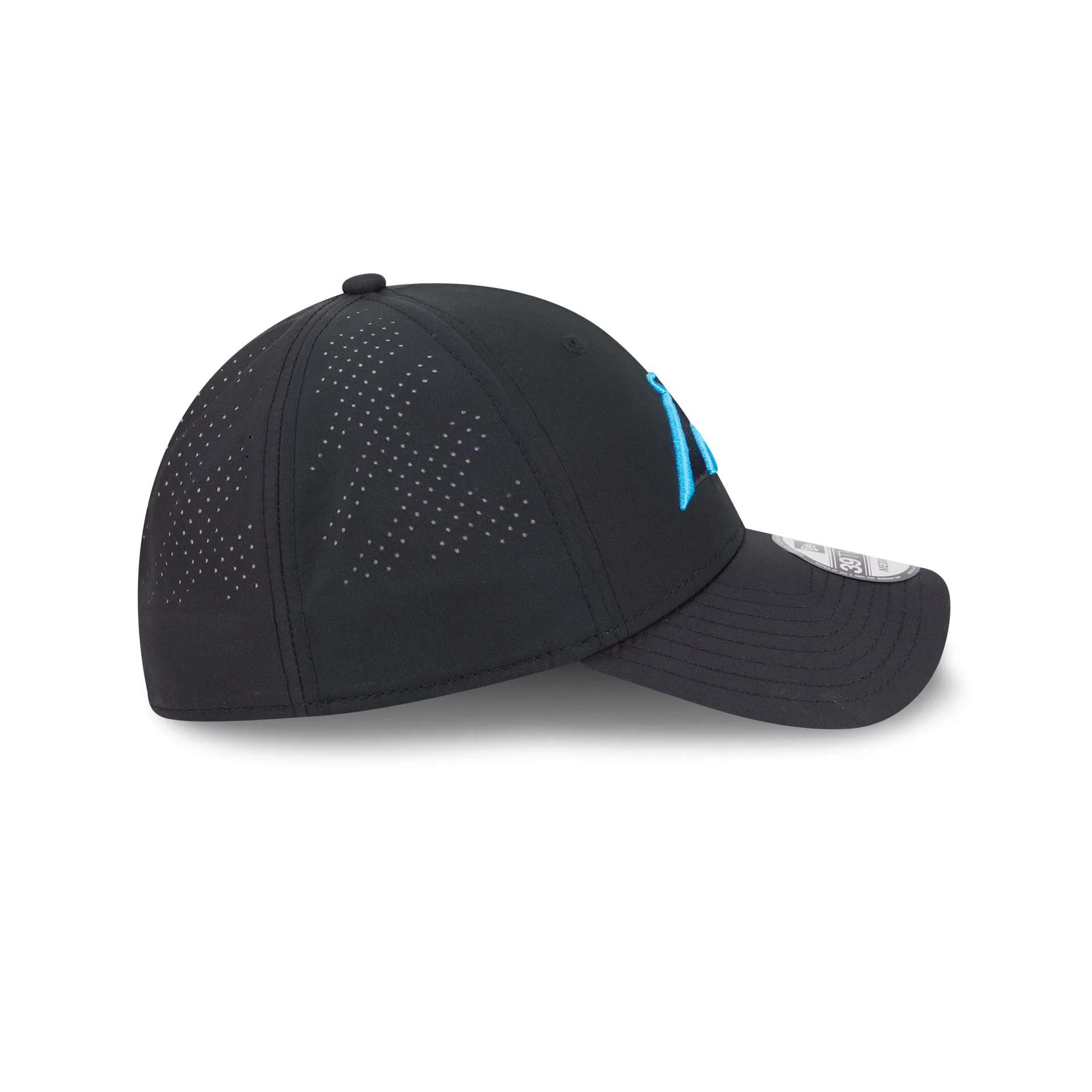 Carolina Panthers Night 39THIRTY Stretch Fit Hat - Image 5