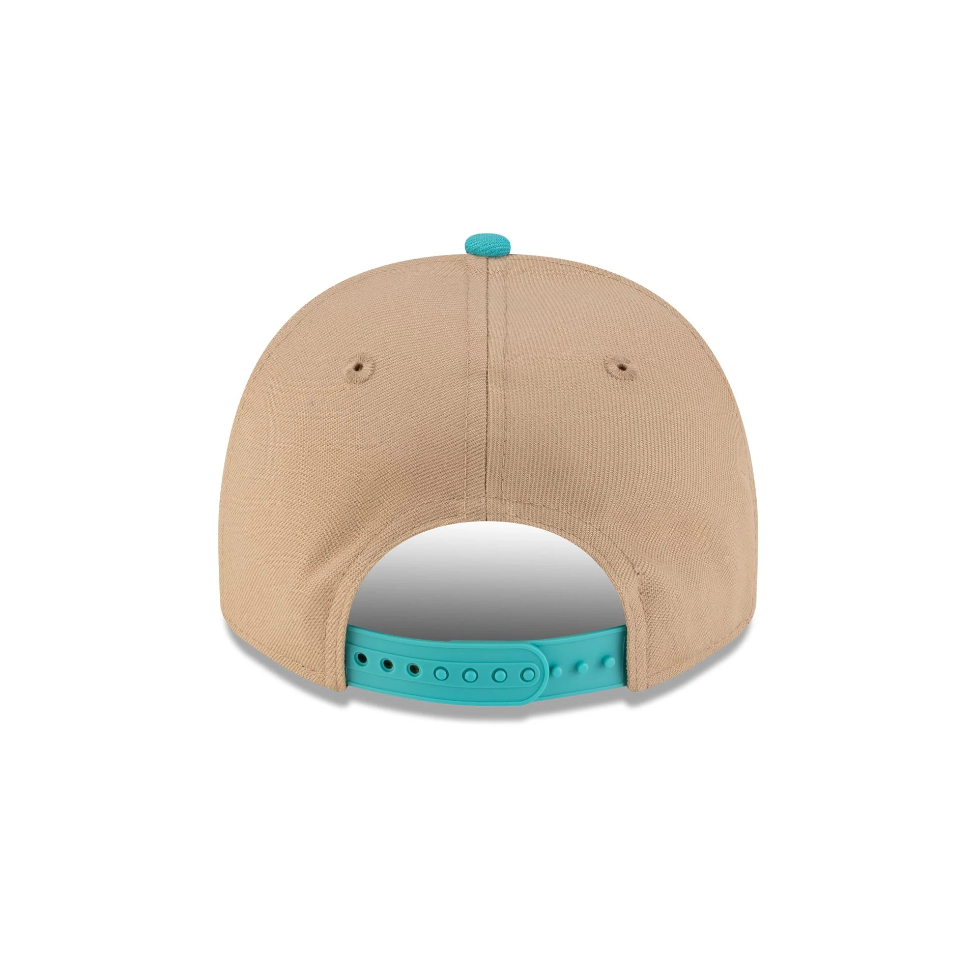 Charlotte Hornets 1988-2002 Hardwood Classics Liner Camel 9FIFTY A-Frame Snapback Hat - Image 6