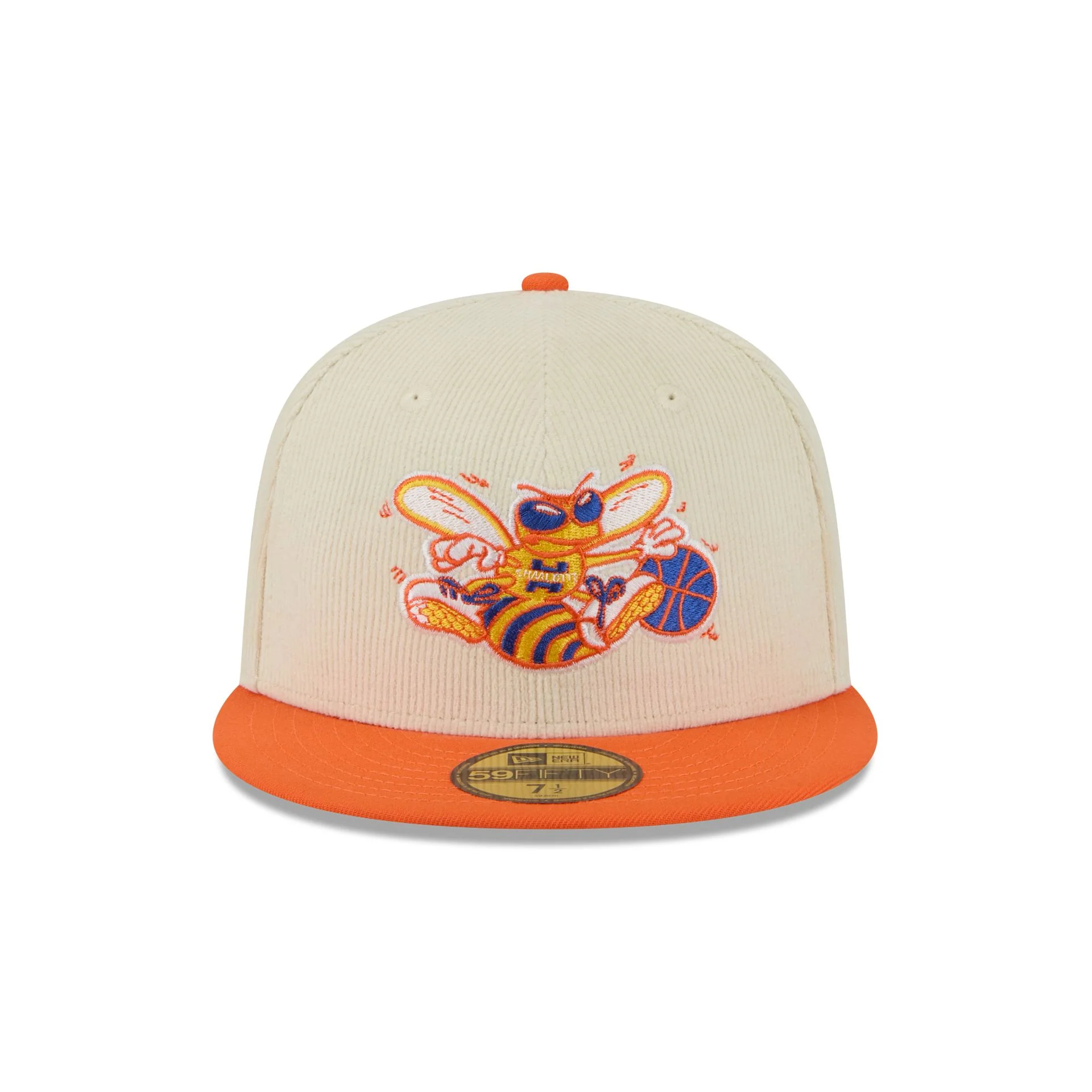 Charlotte Hornets 2025 City Edition Chrome White Corduroy 59FIFTY Fitted Hat - Image 2