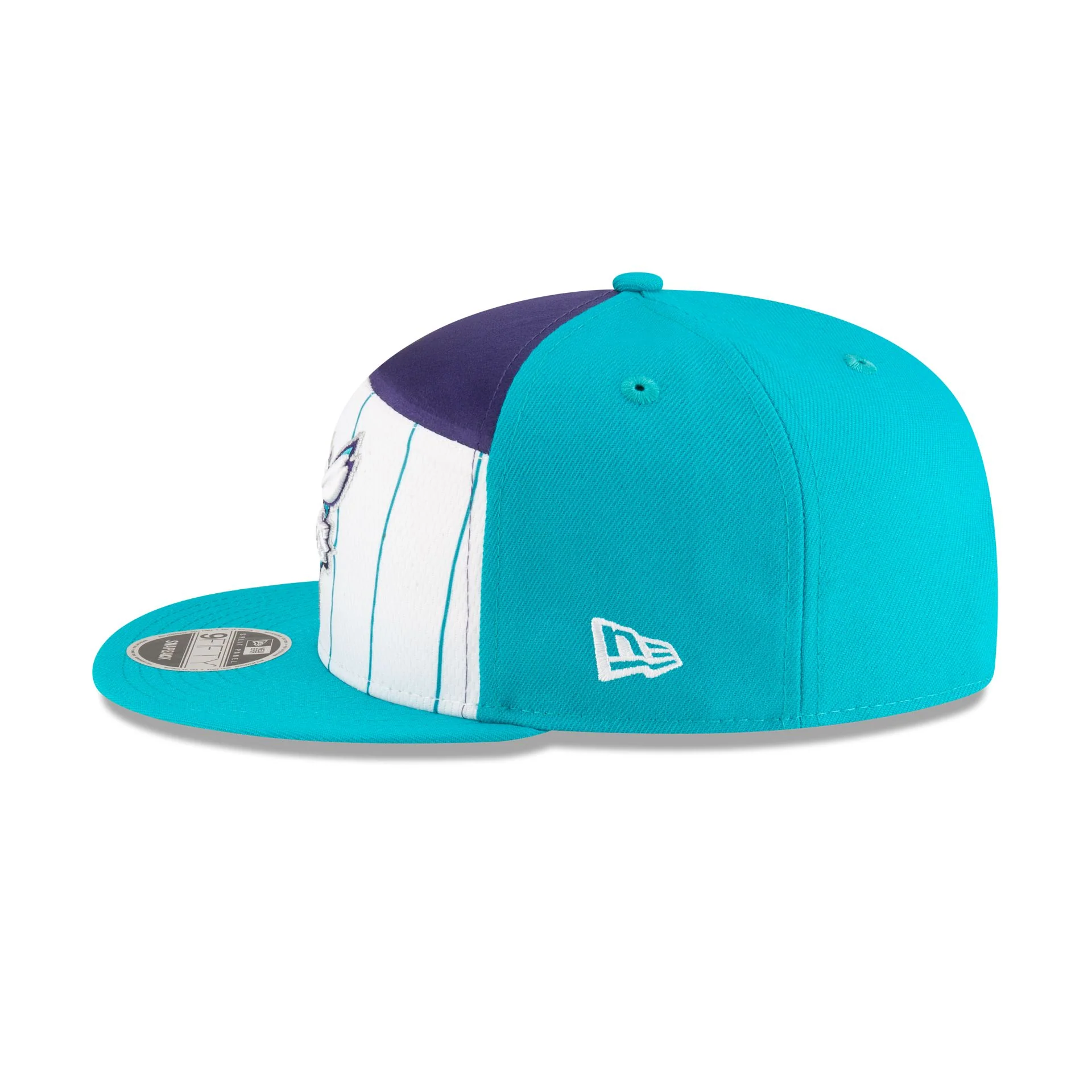 Charlotte Hornets 2025 Tip-Off Split Panel 9FIFTY Snapback Hat - Image 4
