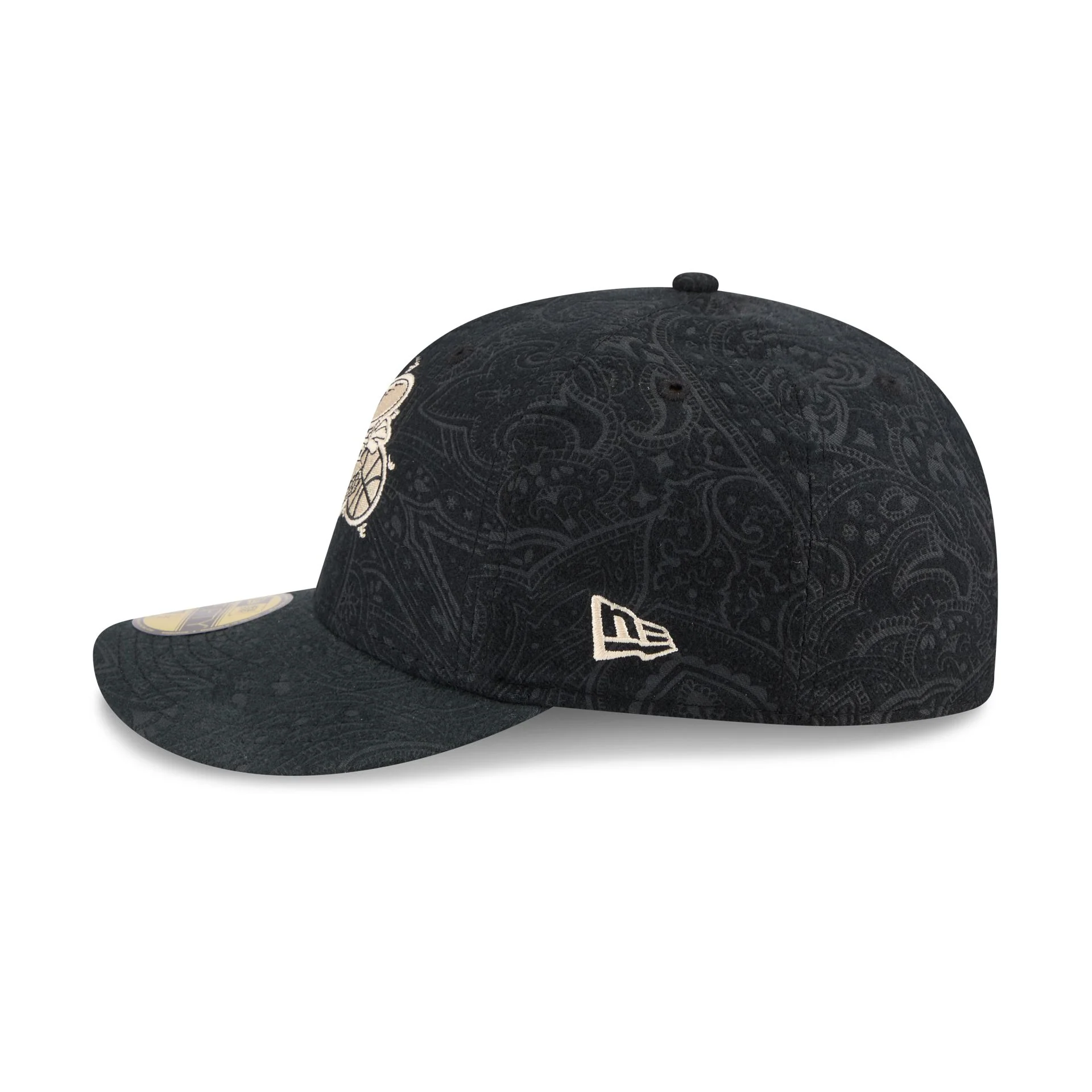 Charlotte Hornets Three Looms Brushed Cotton 59FIFTY Fitted Hat - Image 4