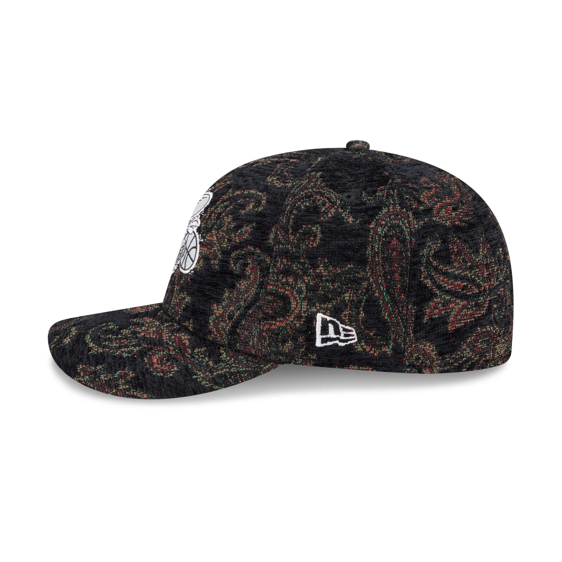 Charlotte Hornets Three Looms Jacquard Chenille 59FIFTY Fitted Hat - Image 4