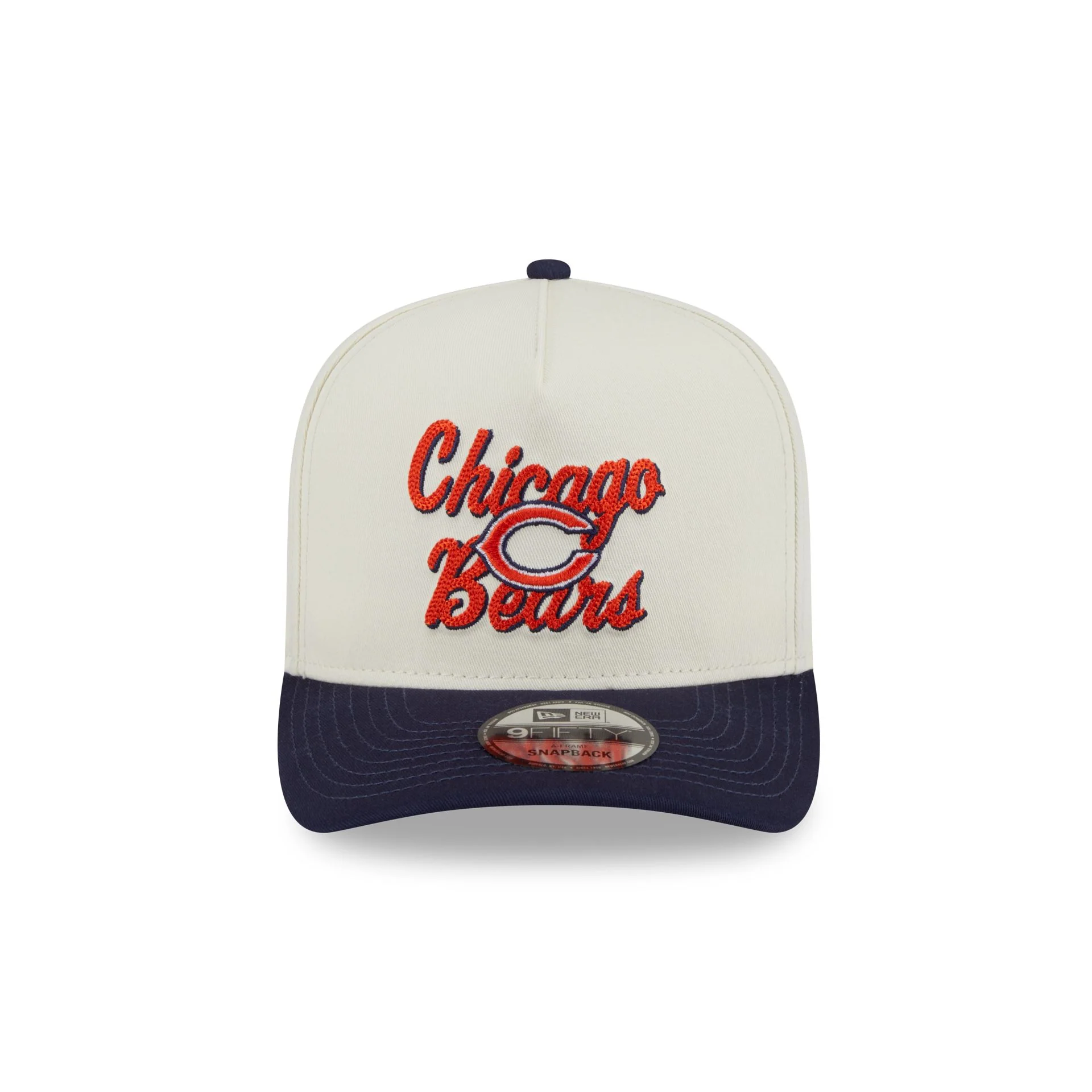 Chicago Bears Chainstitch 9FIFTY A-Frame Snapback Hat - Image 2