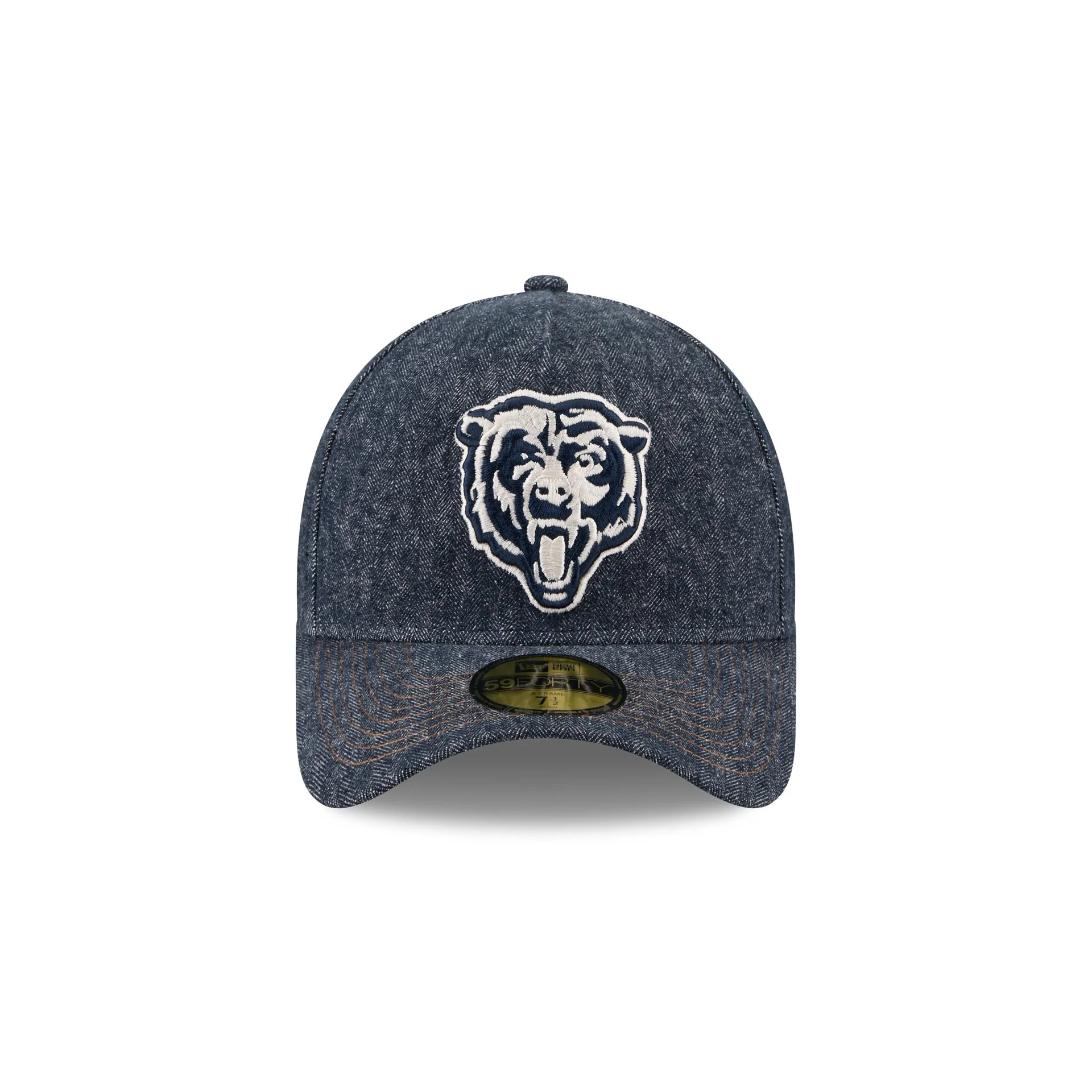 Chicago Bears Denim 59FORTY A-Frame Fitted Hat - Image 2