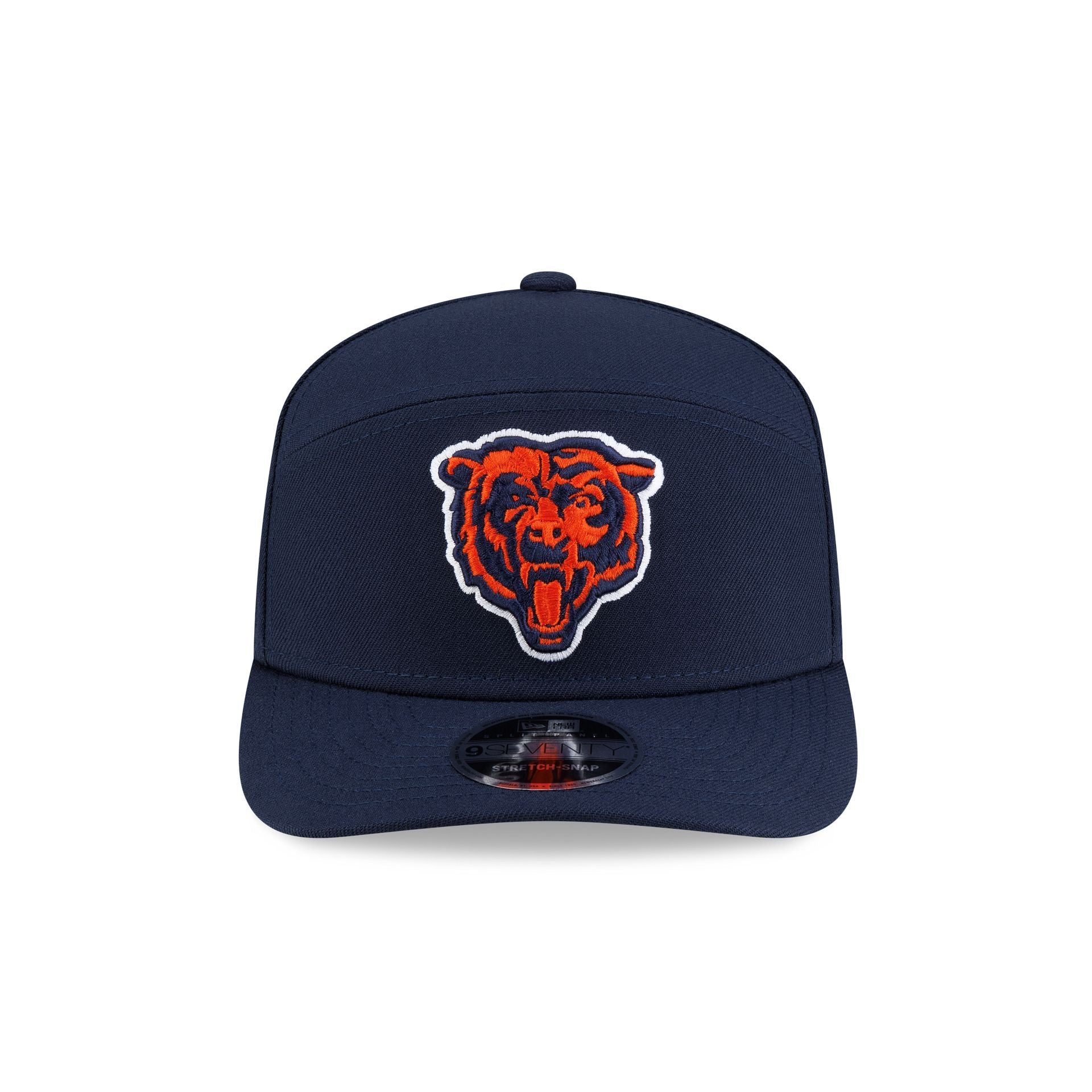 Chicago Bears Poly Split Panel 9SEVENTY Stretch-Snap Hat - Image 2