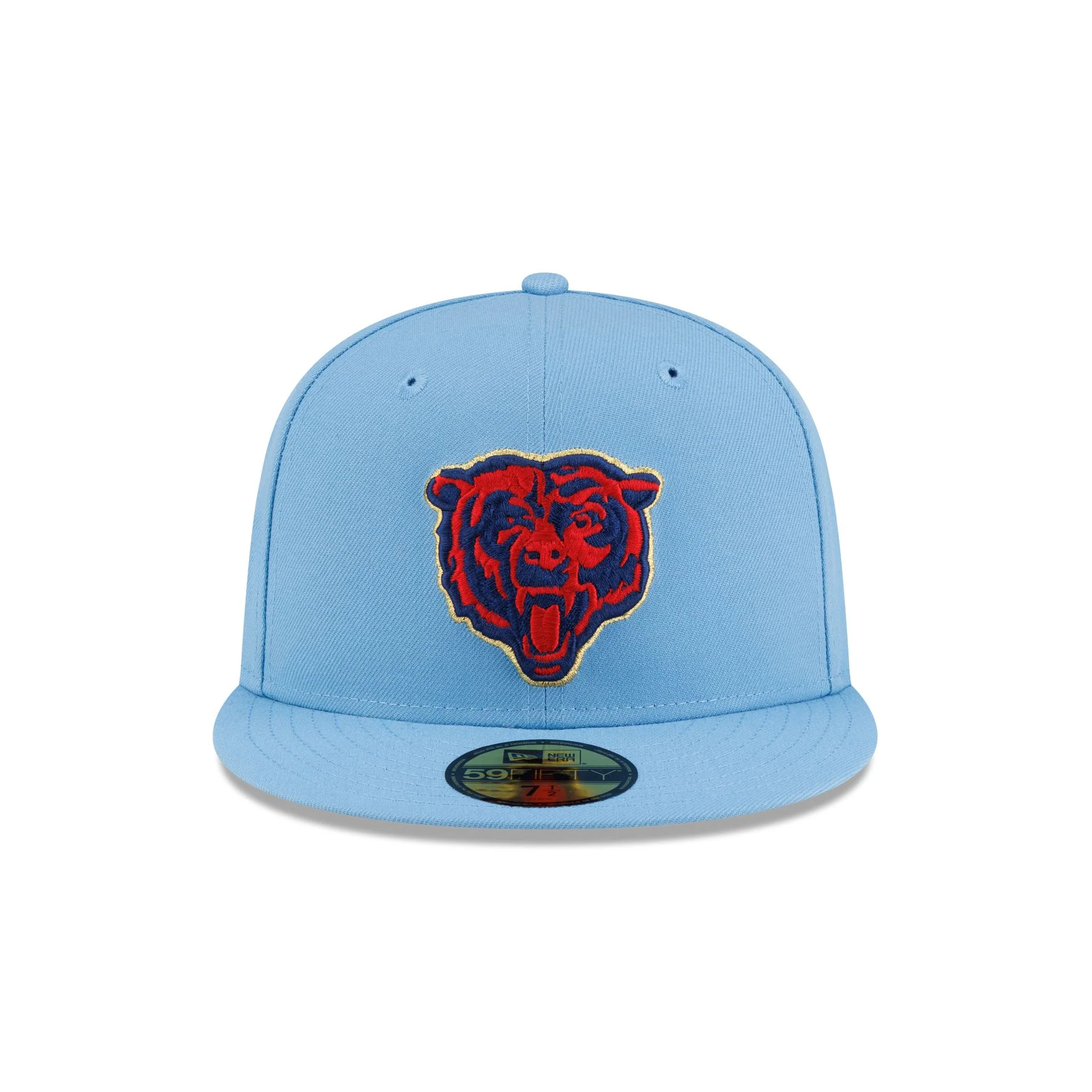 Chicago Bears Red, White & Blue 59FIFTY Fitted Hat - Image 2