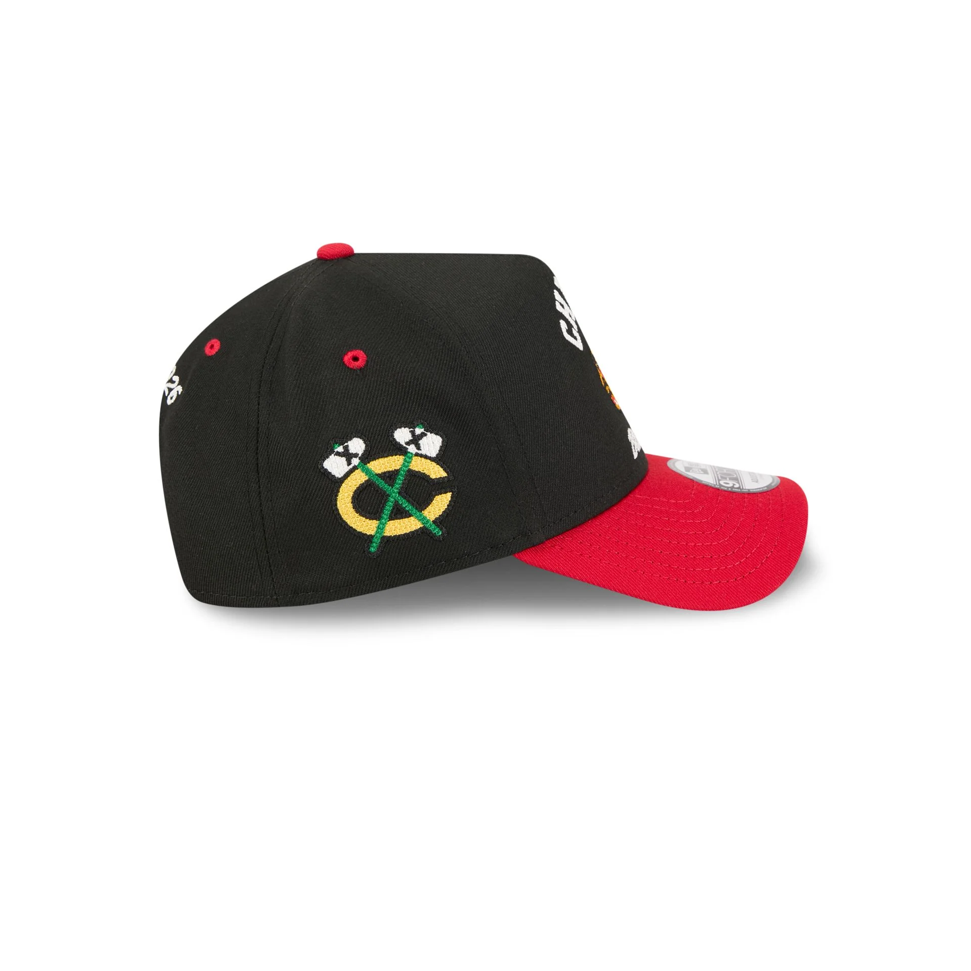 Chicago Blackhawks Arched 9FORTY A-Frame Snapback Hat - Image 4