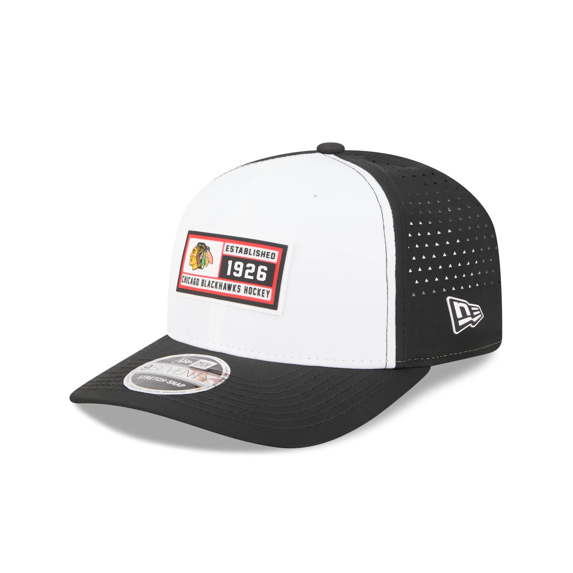 Chicago Blackhawks Est. Patch 9SEVENTY Stretch-Snap Hat