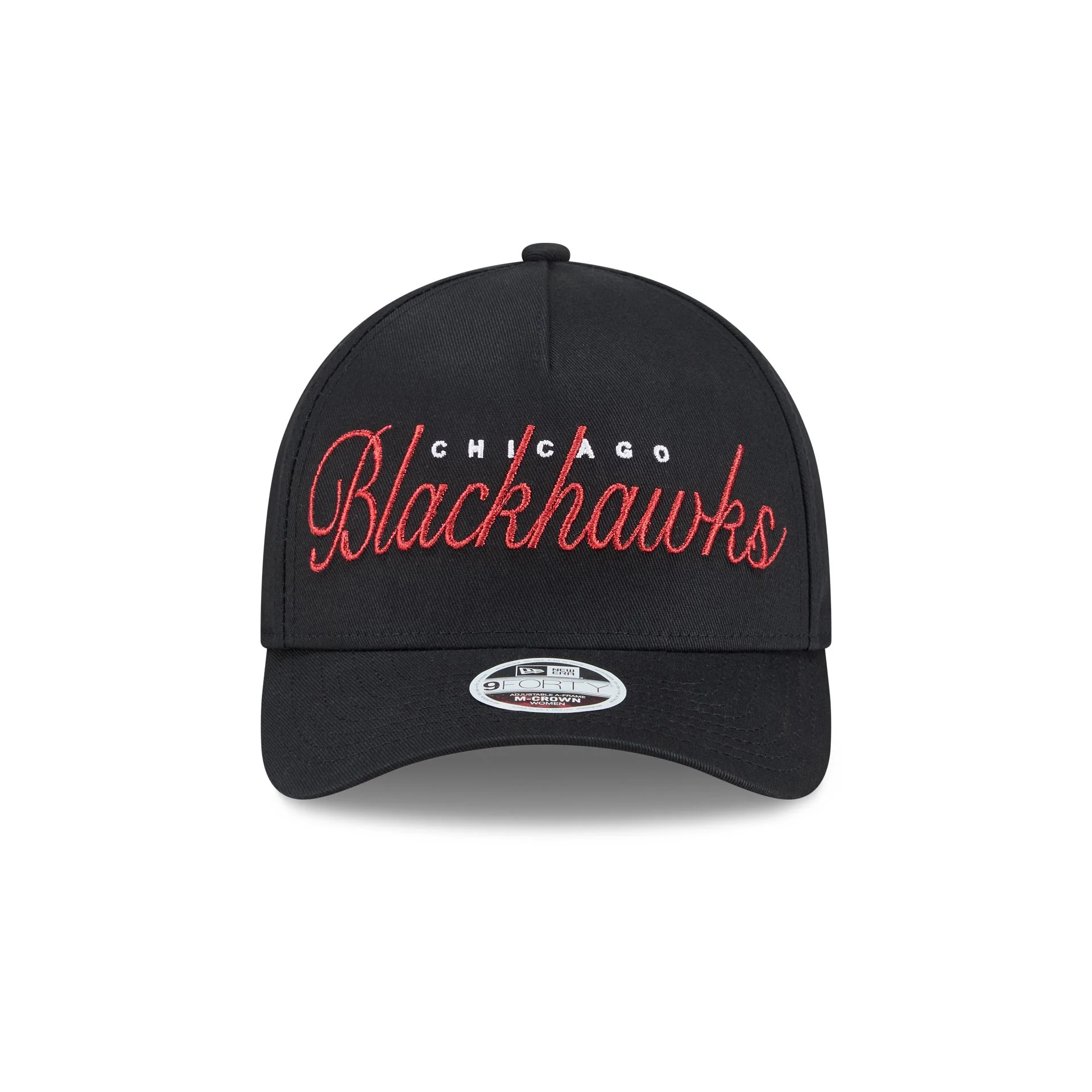 Chicago Blackhawks Metallic Women's 9FORTY M-Crown A-Frame Snapback Hat - Image 2