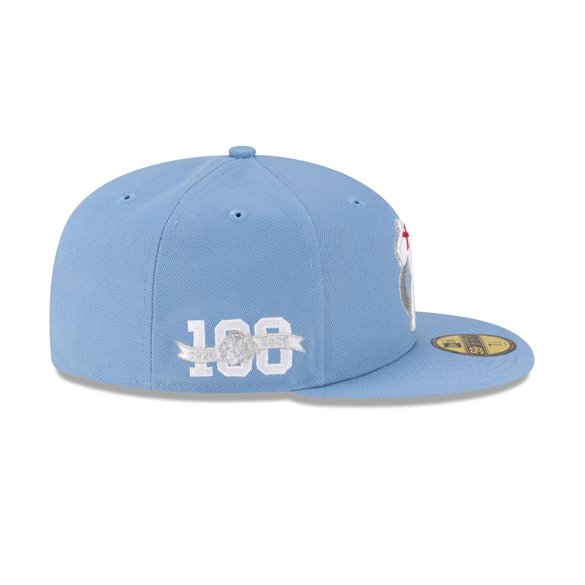 Chicago Blackhawks Sky Blue 59FIFTY Fitted Hat - Image 4