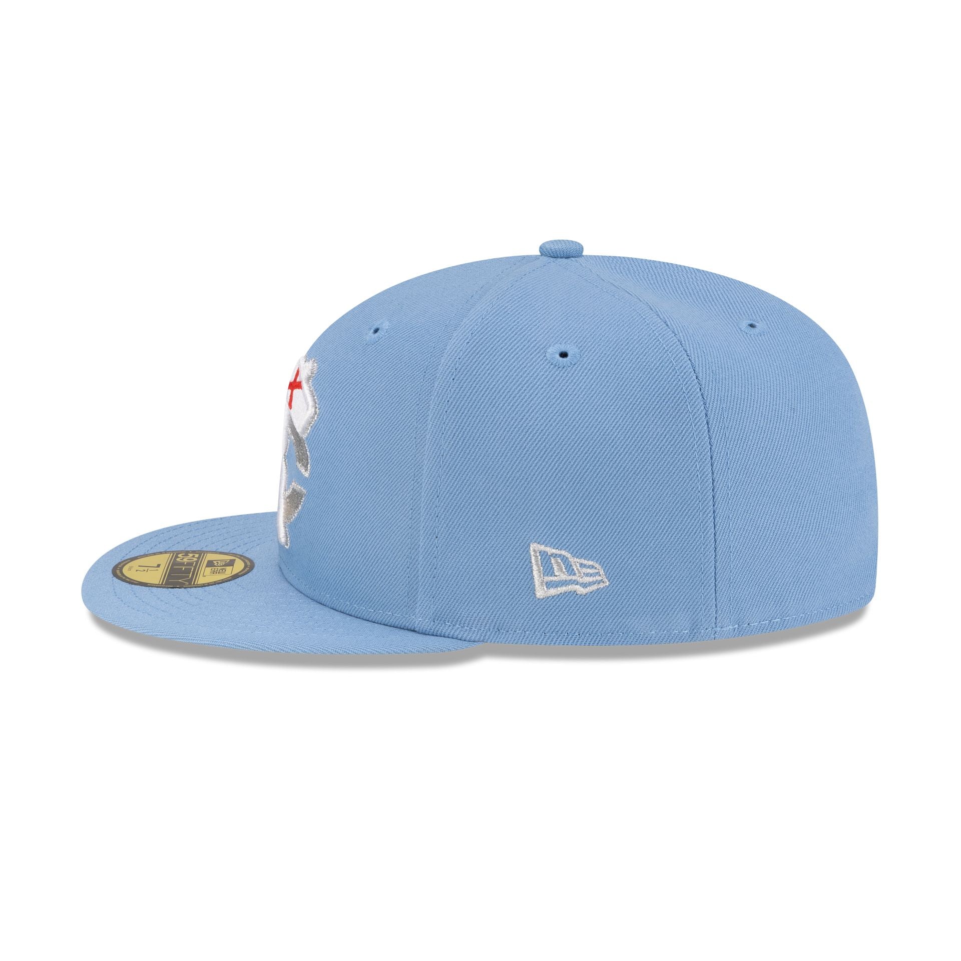 Chicago Blackhawks Sky Blue 59FIFTY Fitted Hat - Image 5