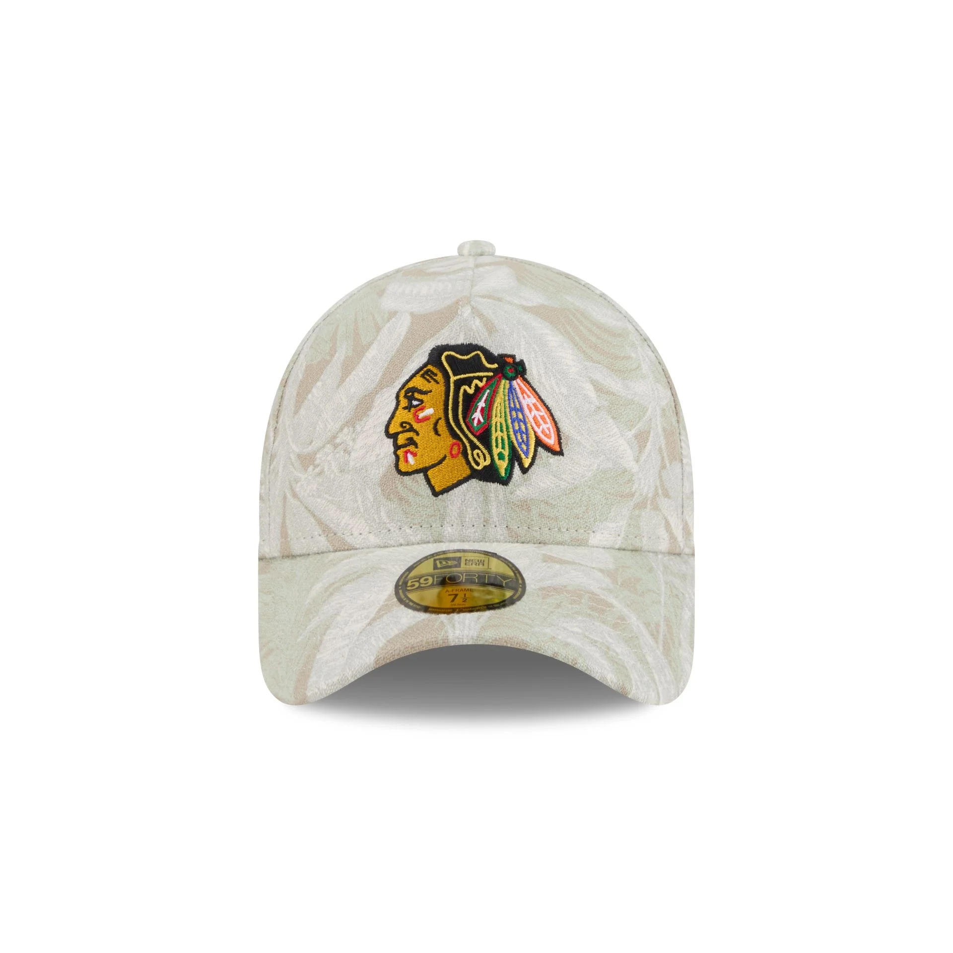 Chicago Blackhawks Three Looms Leafy Palm 59FORTY A-Frame Fitted Hat - Image 2