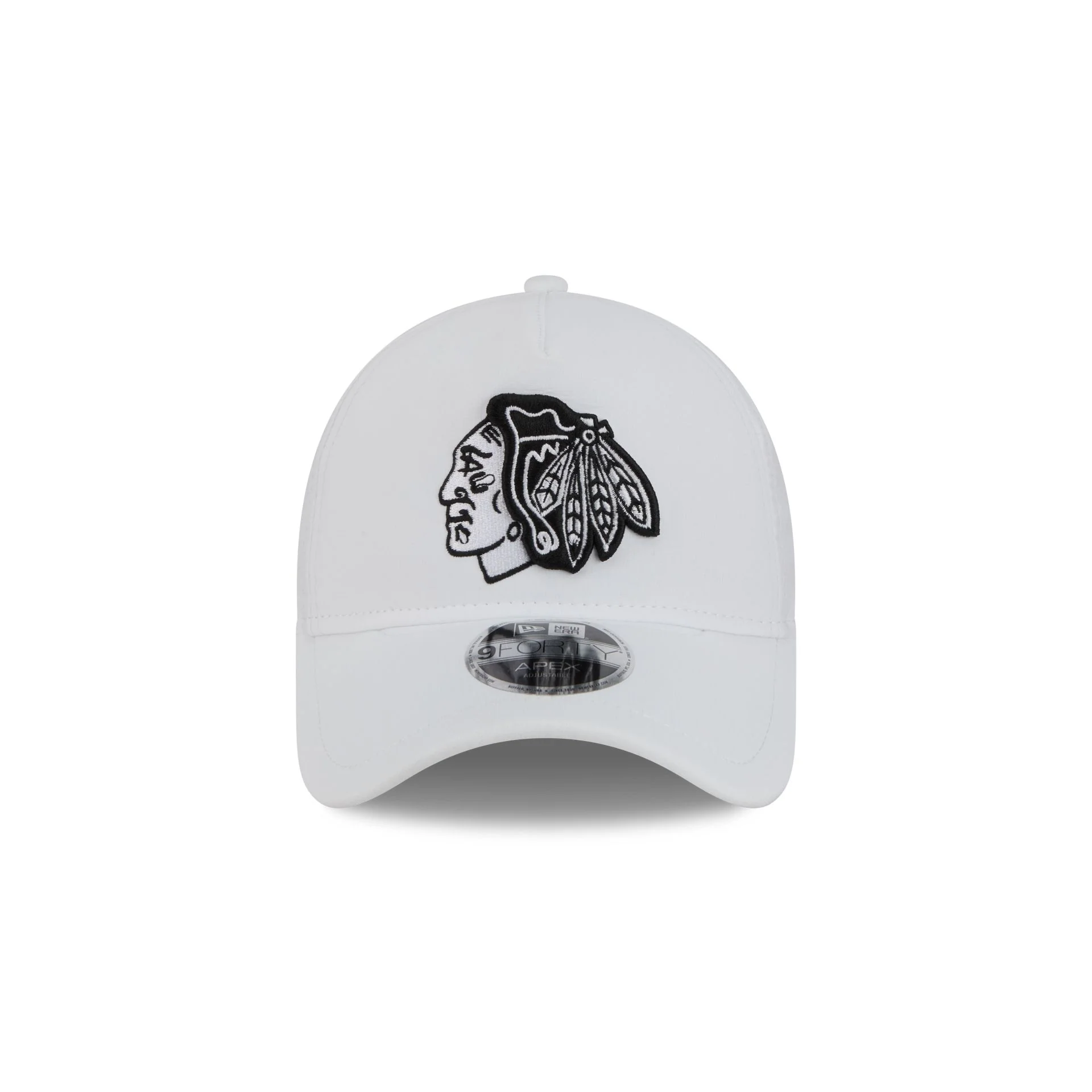 Chicago Blackhawks White 9FORTY APEX Snapback Hat - Image 2