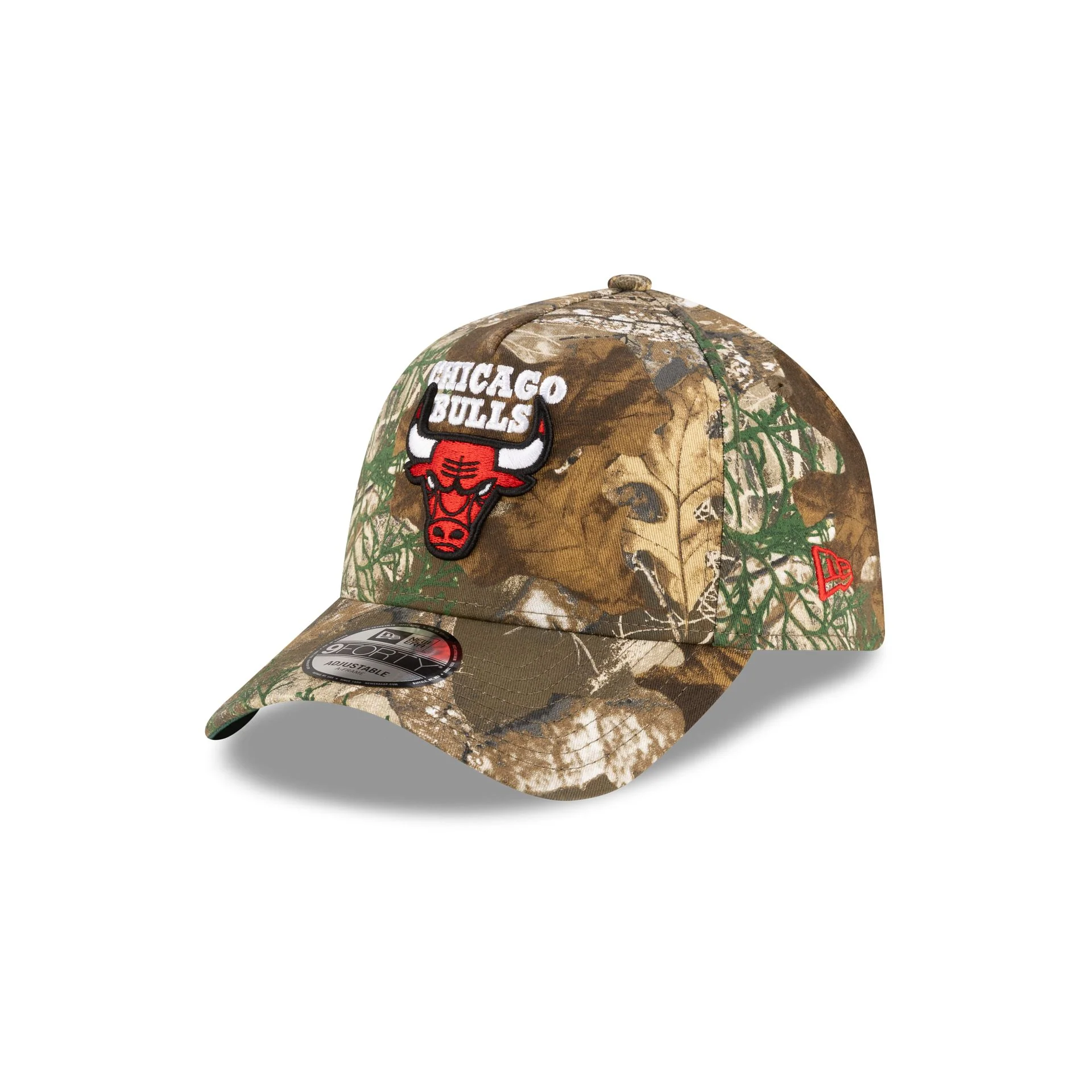Chicago Bulls 1966-Present Hardwood Classics Realtree 9FORTY A-Frame Snapback Hat - Image 3