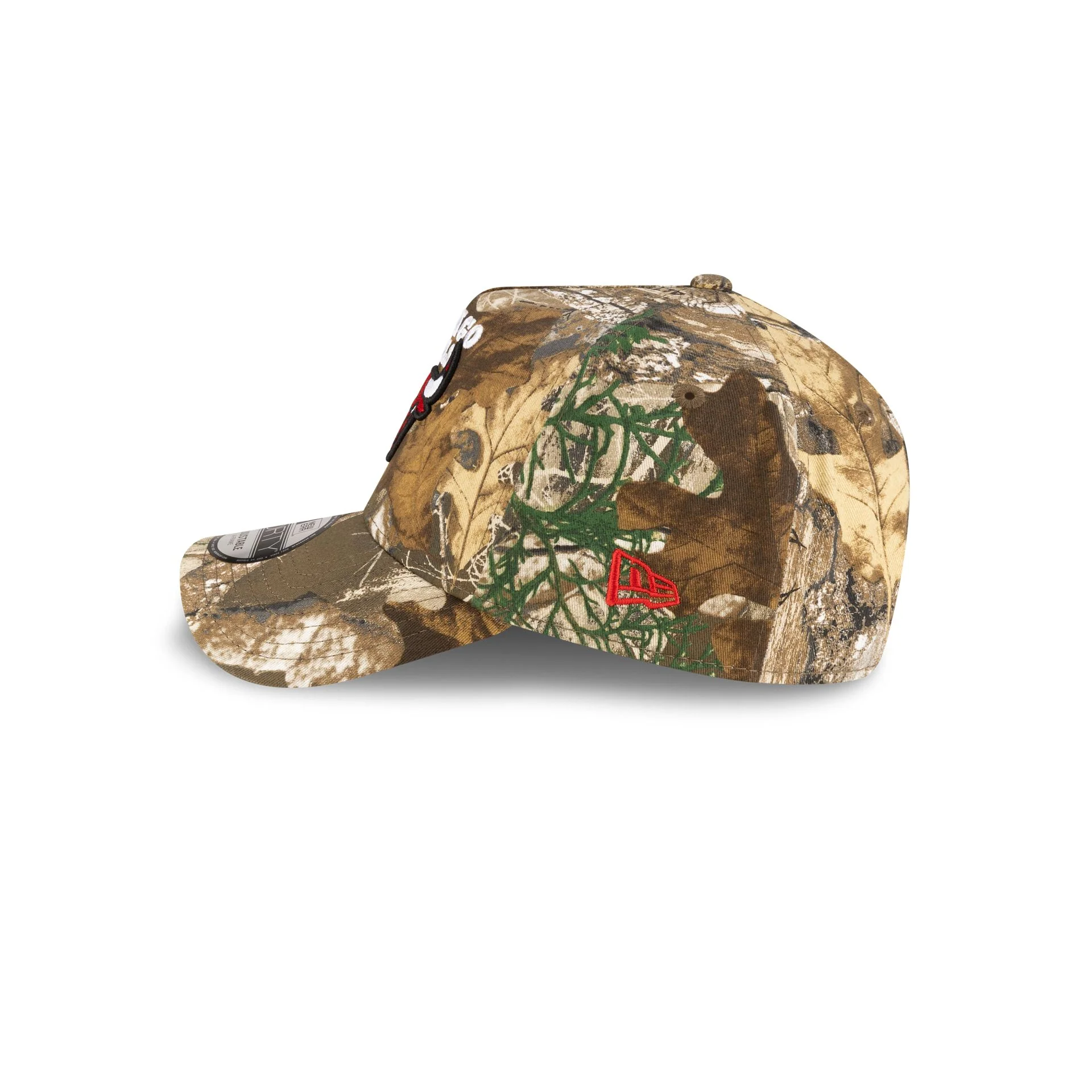 Chicago Bulls 1966-Present Hardwood Classics Realtree 9FORTY A-Frame Snapback Hat - Image 5