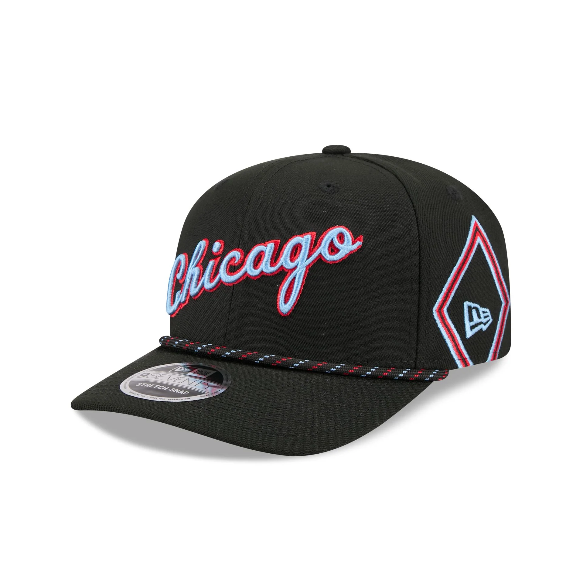 Chicago Bulls 2025 City Edition 9SEVENTY Stretch-Snap Hat - Image 3