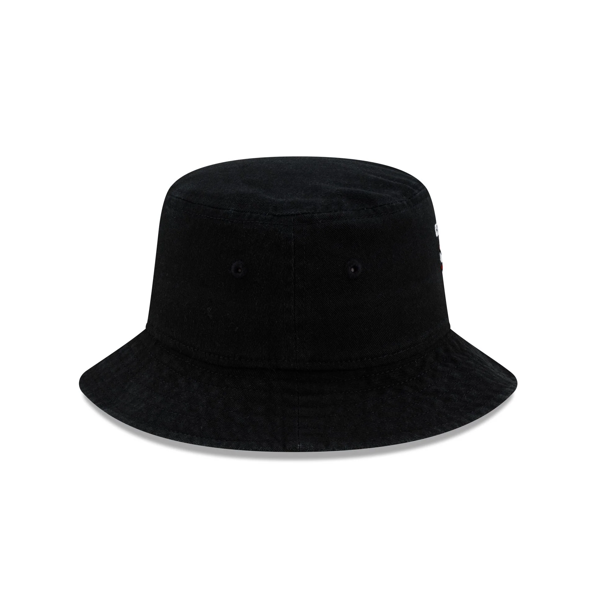 Chicago Bulls Black Bucket Hat - Image 5