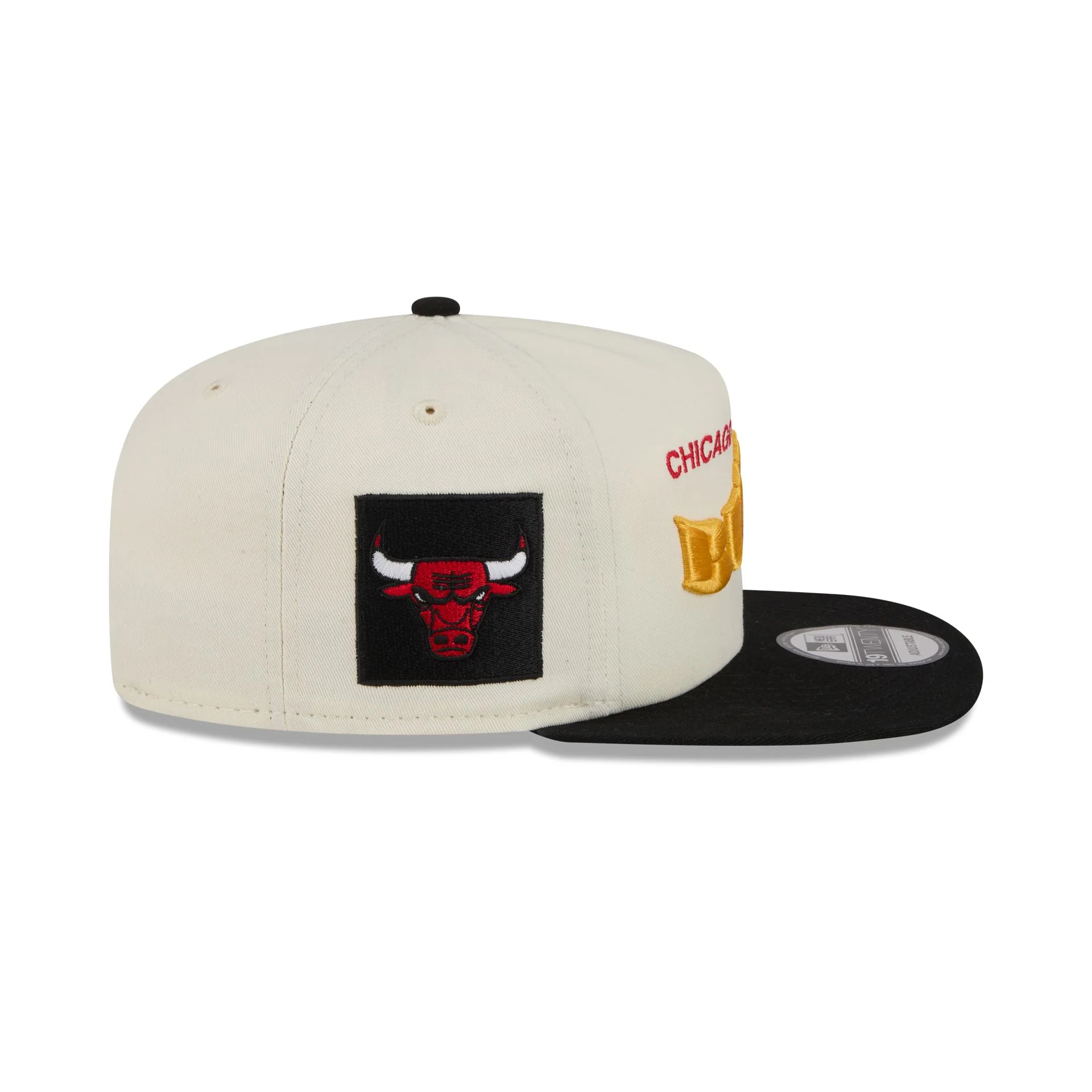 Chicago Bulls Conference Script Chrome White 19TWENTY Adjustable Hat - Image 4