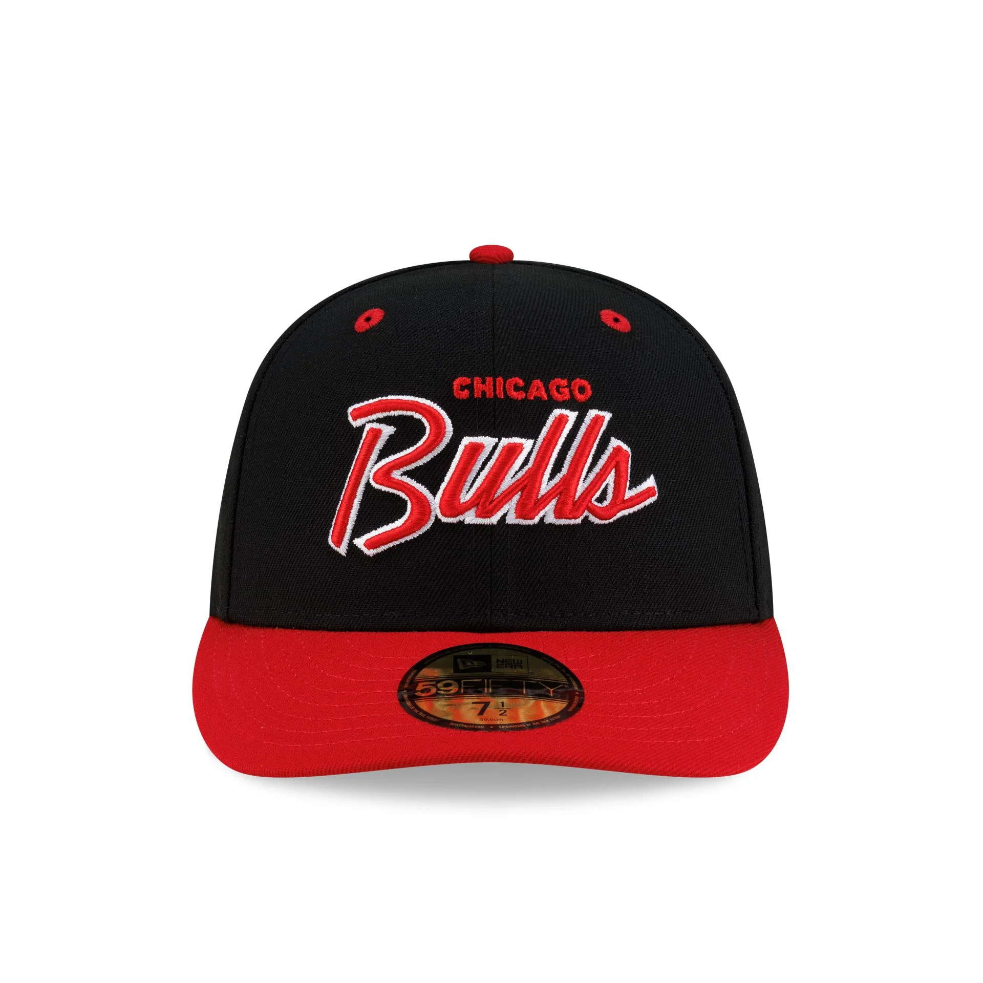 Chicago Bulls Hardwood Classics 90s Script 59FIFTY Fitted Hat - Image 2