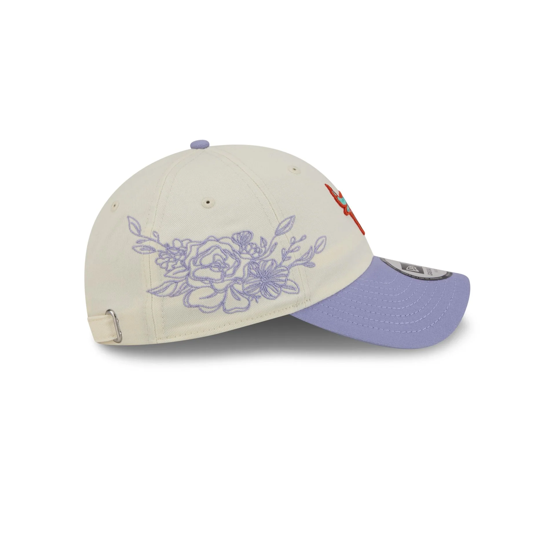 Chicago Bulls Lavender Flowers Casual Classic Adjustable Hat - Image 4
