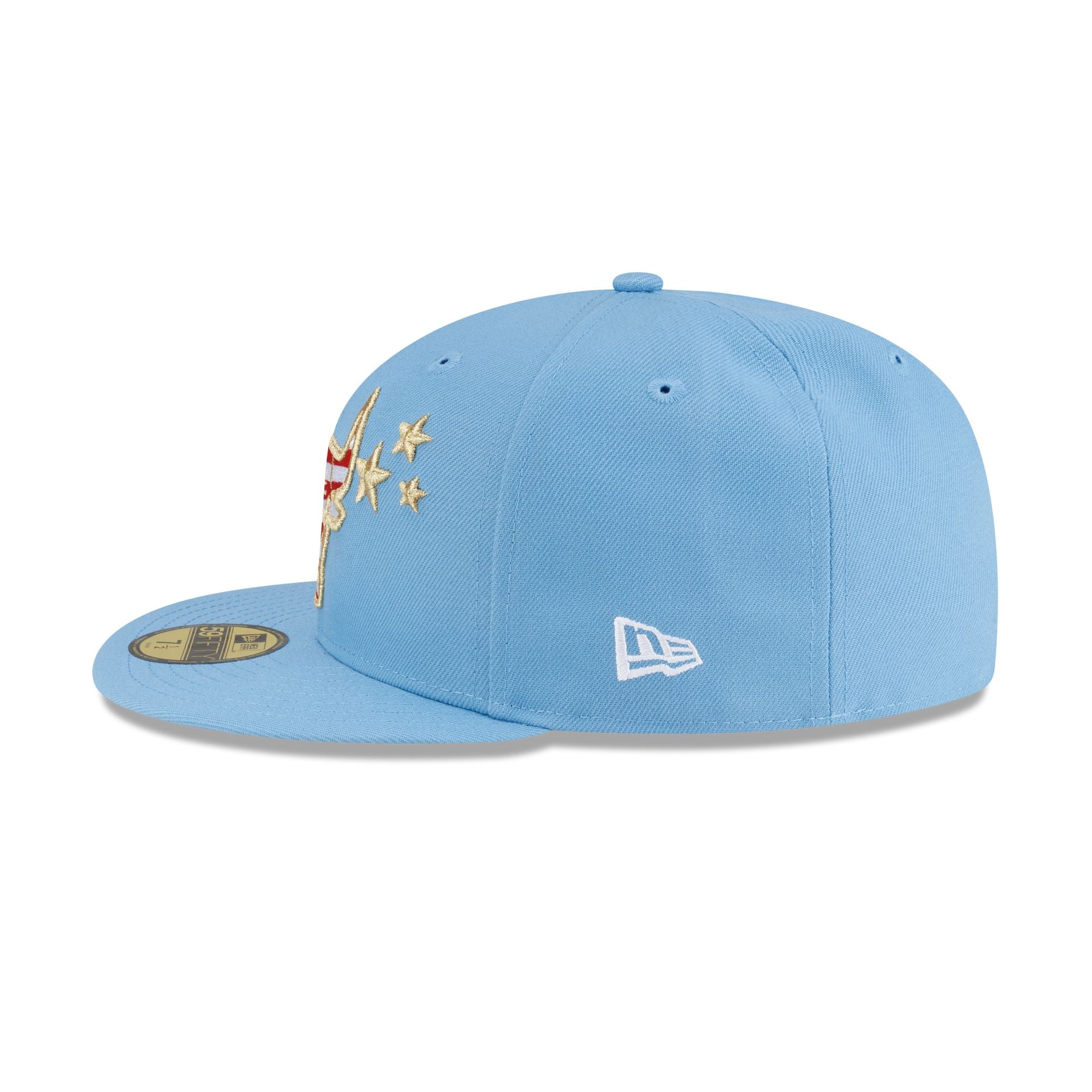 Chicago Bulls Red, White & Blue 59FIFTY Fitted Hat - Image 5