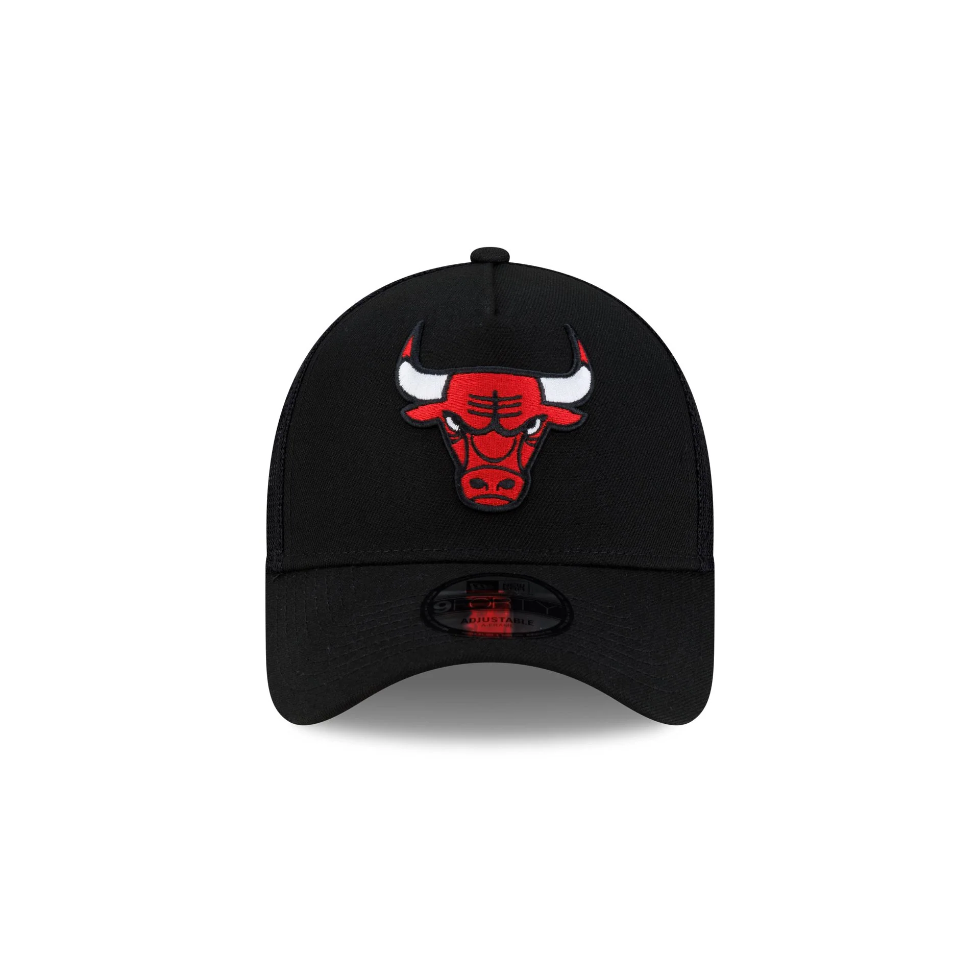 Chicago Bulls Side Script 9FORTY A-Frame Trucker Hat - Image 2