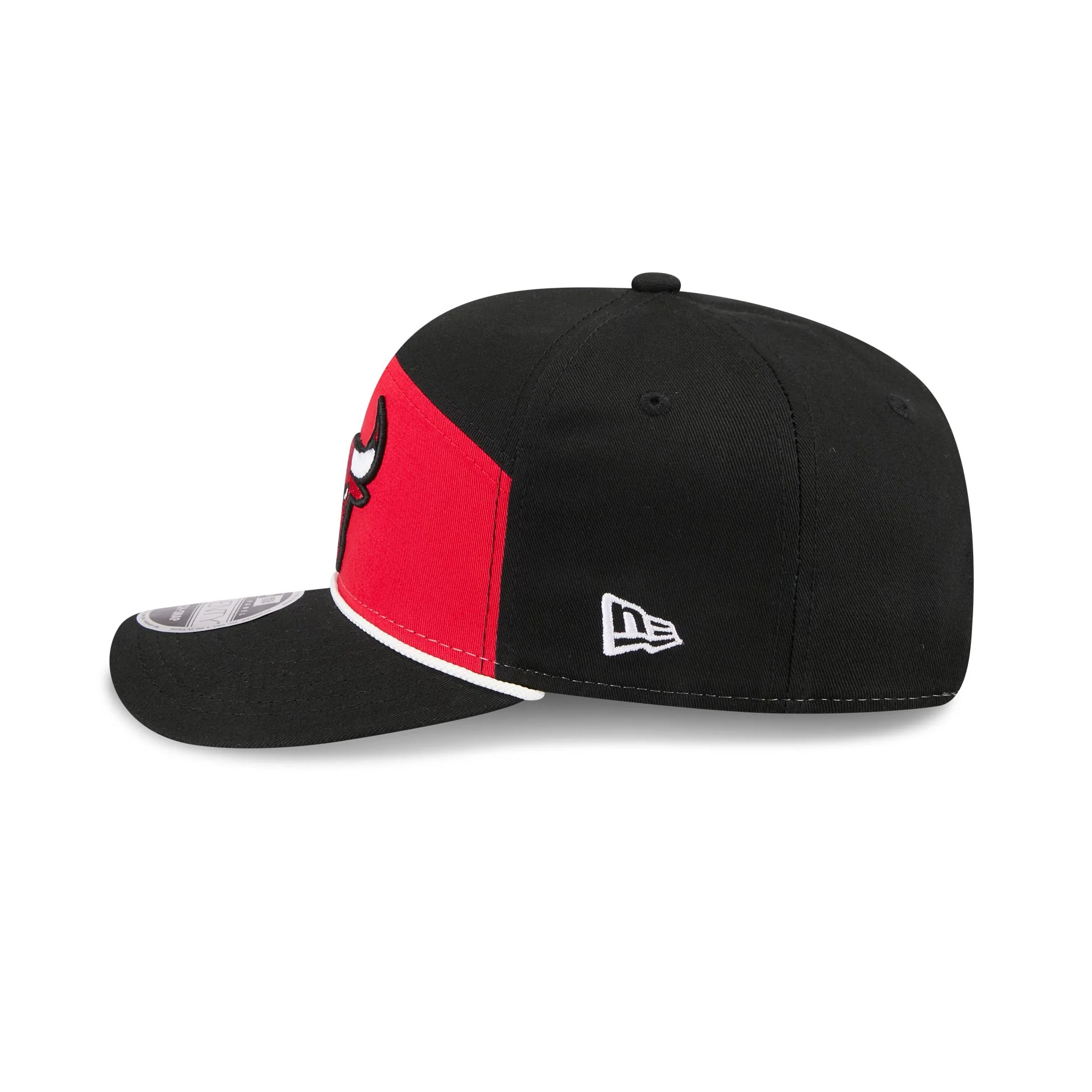 Chicago Bulls Split Panel 9SEVENTY Stretch-Snap Hat - Image 4