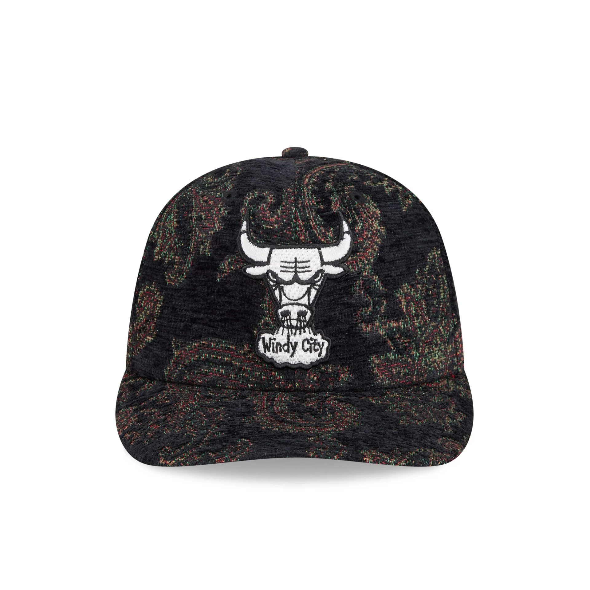 Chicago Bulls Three Looms Jacquard Chenille 59FIFTY Fitted Hat - Image 2