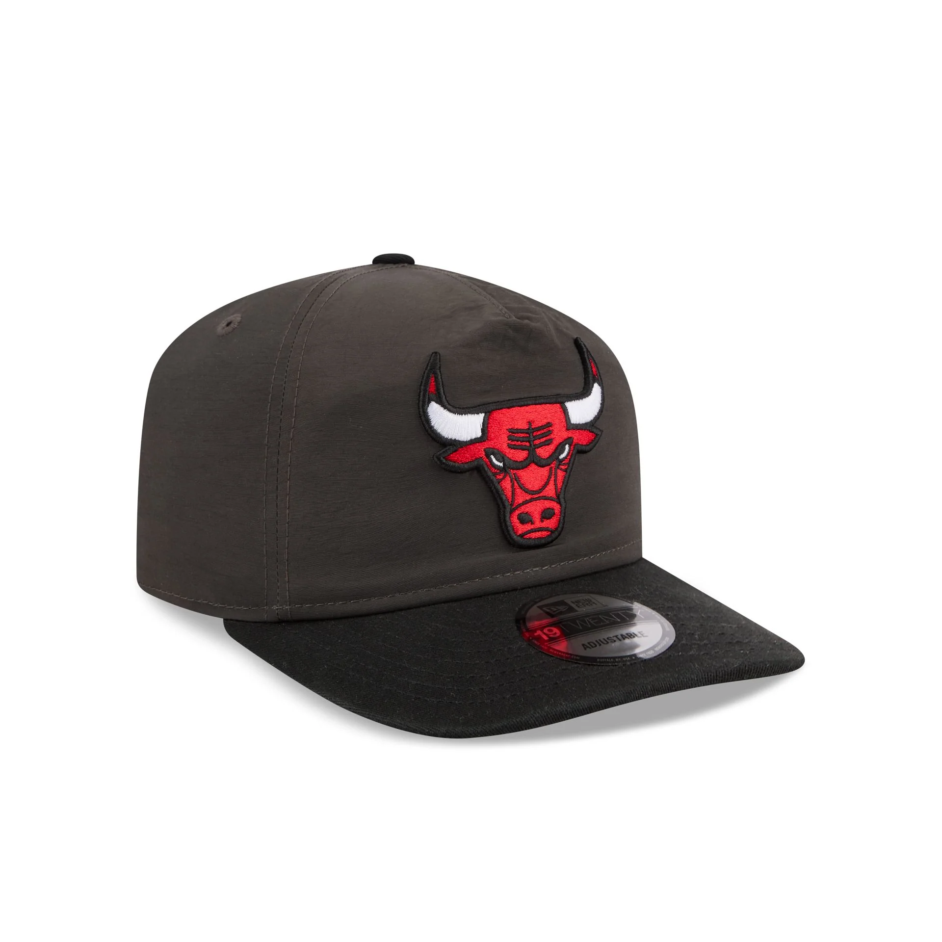 Chicago Bulls Three Looms Nylon Black 19TWENTY Adjustable Hat - Image 3