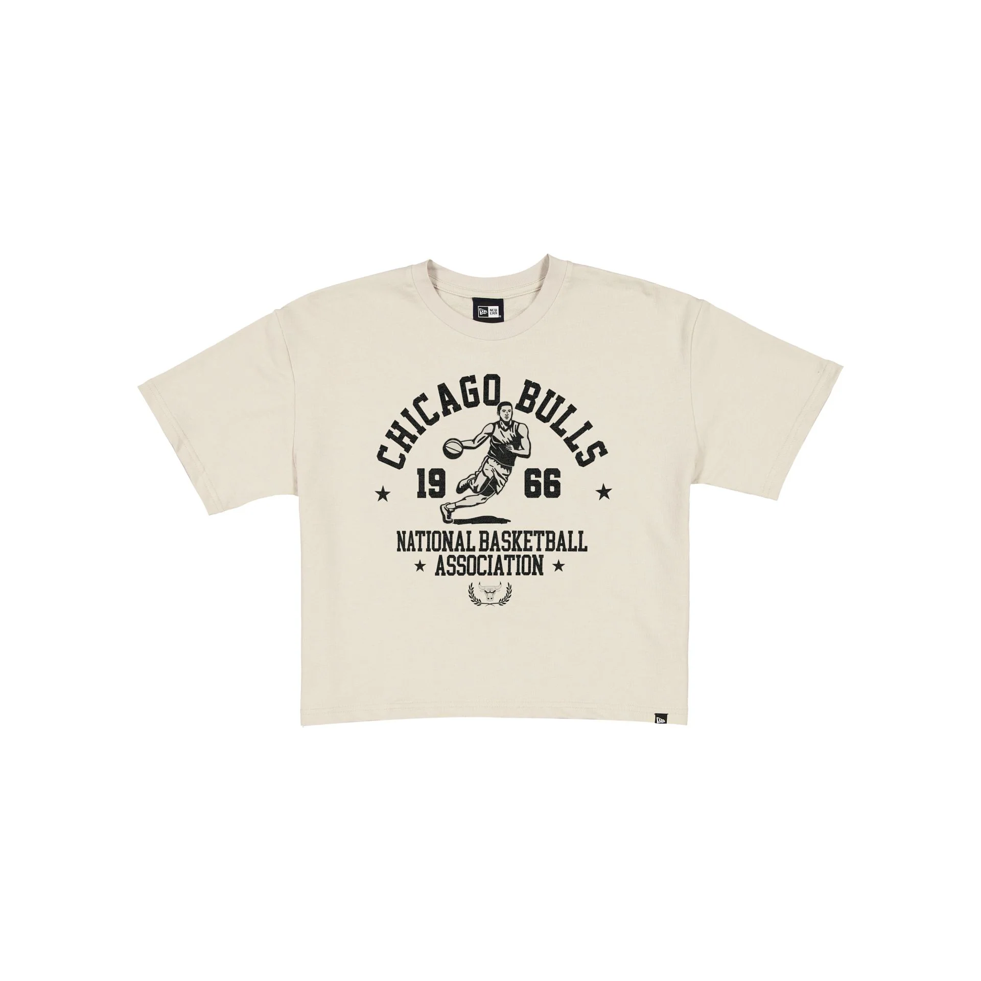 Chicago Bulls Throwback Prep Stone Women's Cropped T-Shirt
