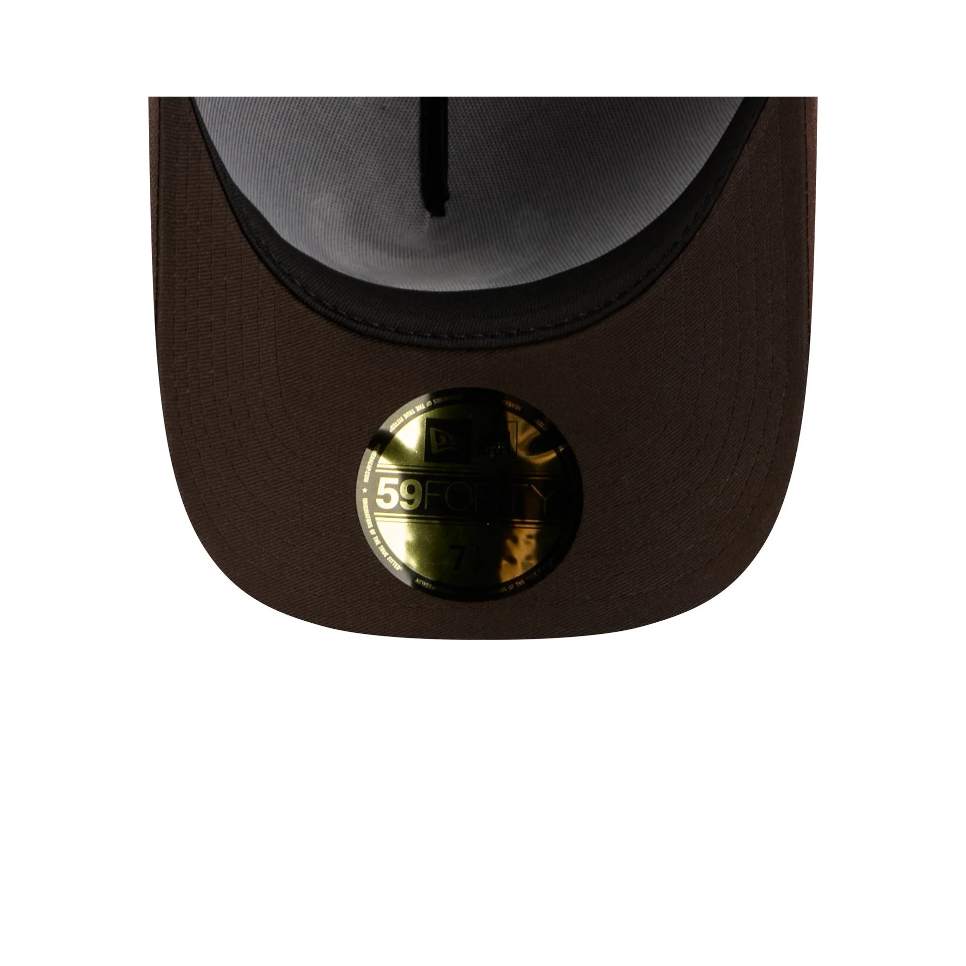Chicago Bulls Waxed Canvas Brown 59FORTY A-Frame Fitted Hat - Image 7