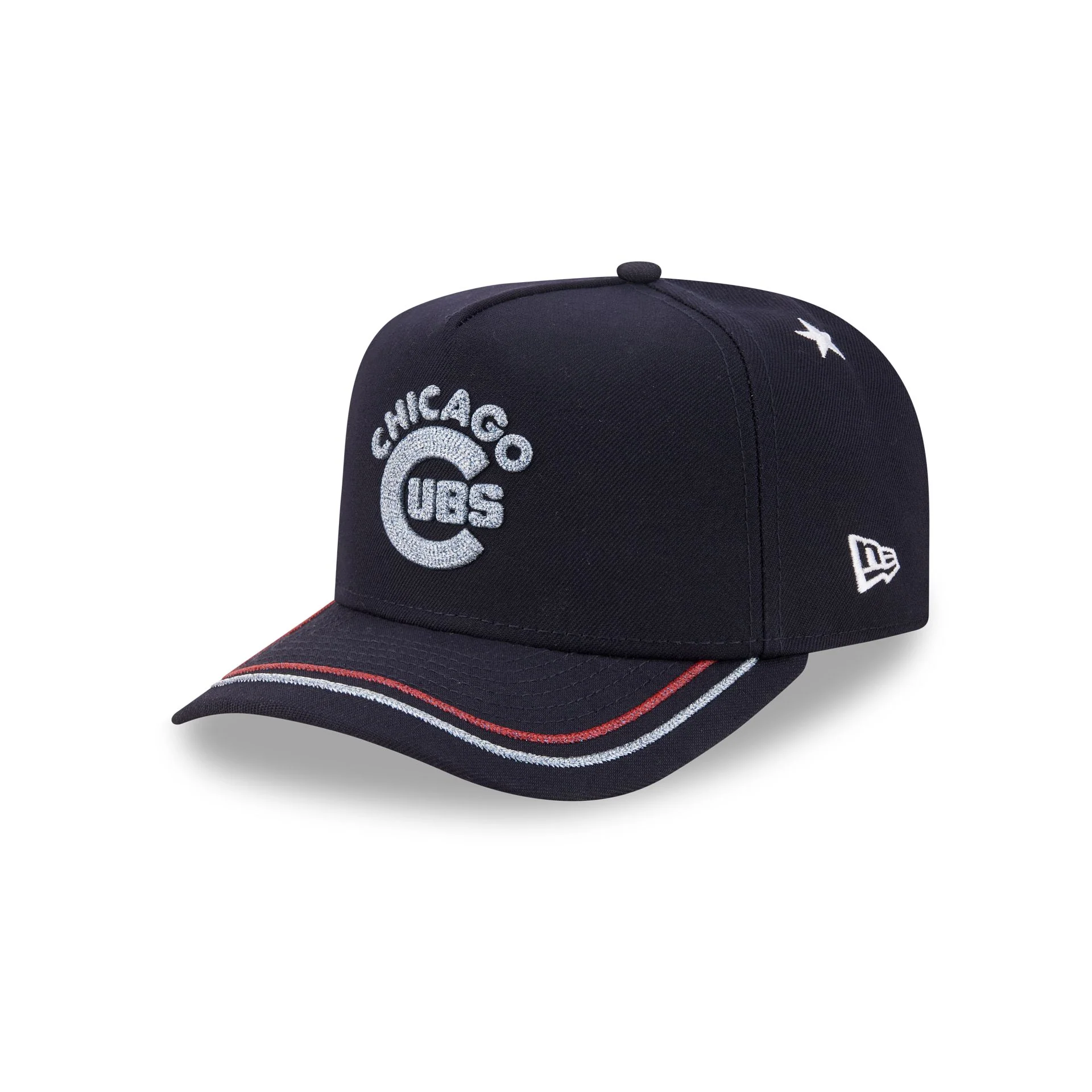 Chicago Cubs All-Star Game Navy 59FIFTY A-Frame Fitted Hat - Image 3