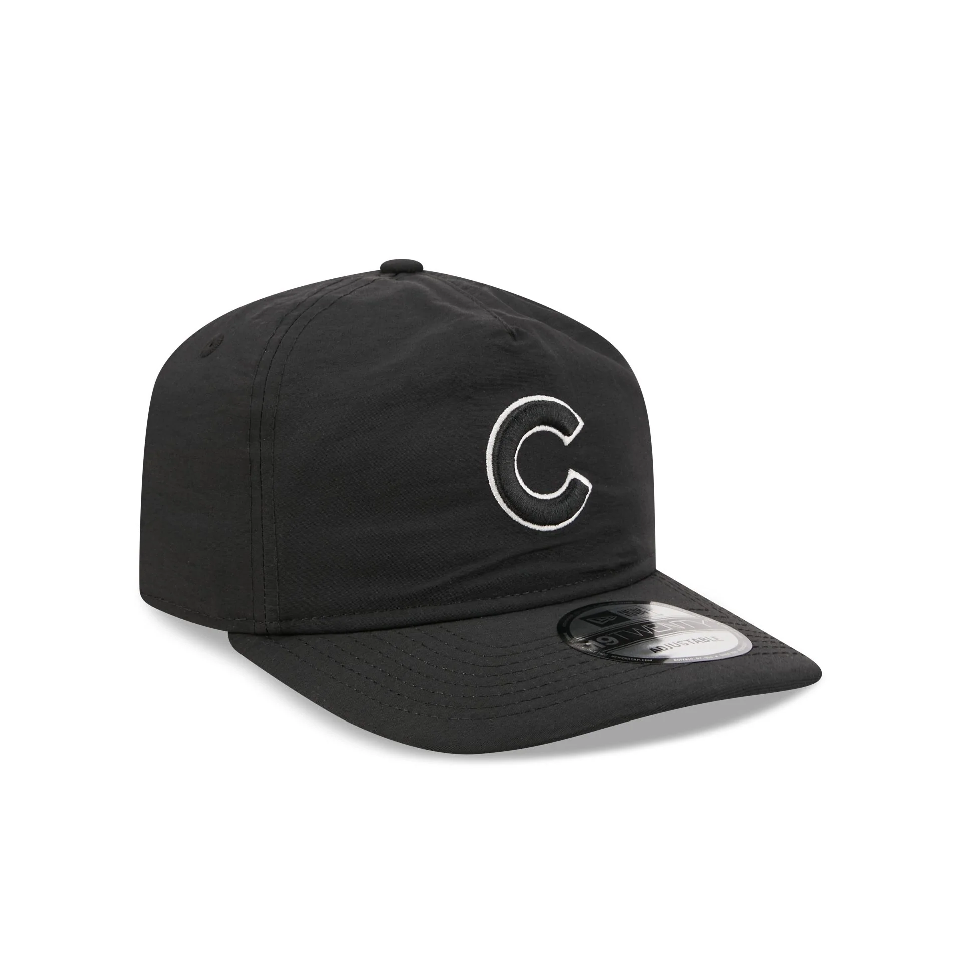 Chicago Cubs Black Nylon 19TWENTY Adjustable Hat - Image 3