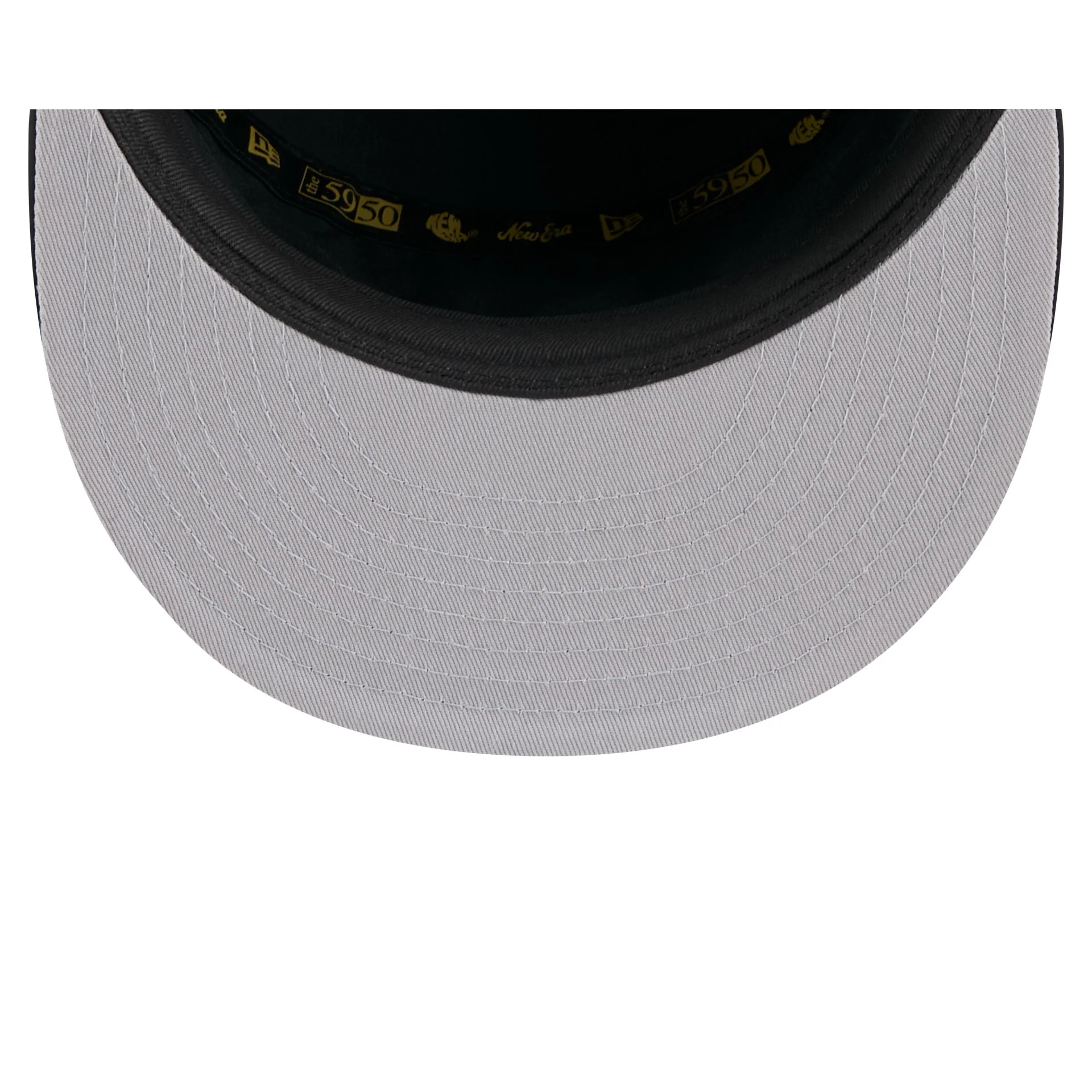 Chicago Cubs Black Poly Rope Split Panel 59FIFTY Fitted Hat - Image 7
