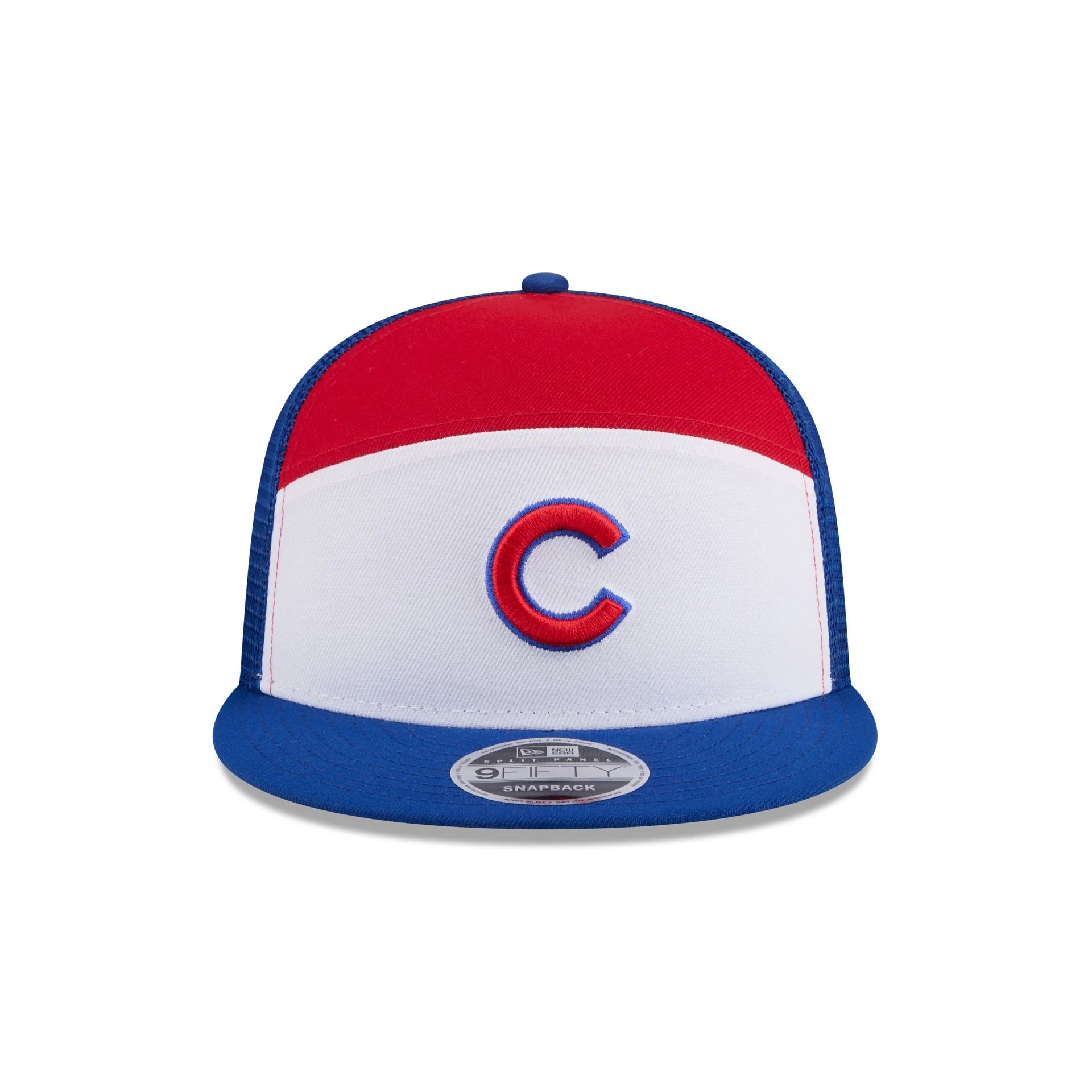 Chicago Cubs Block Split Panel 9FIFTY Trucker Hat - Image 2