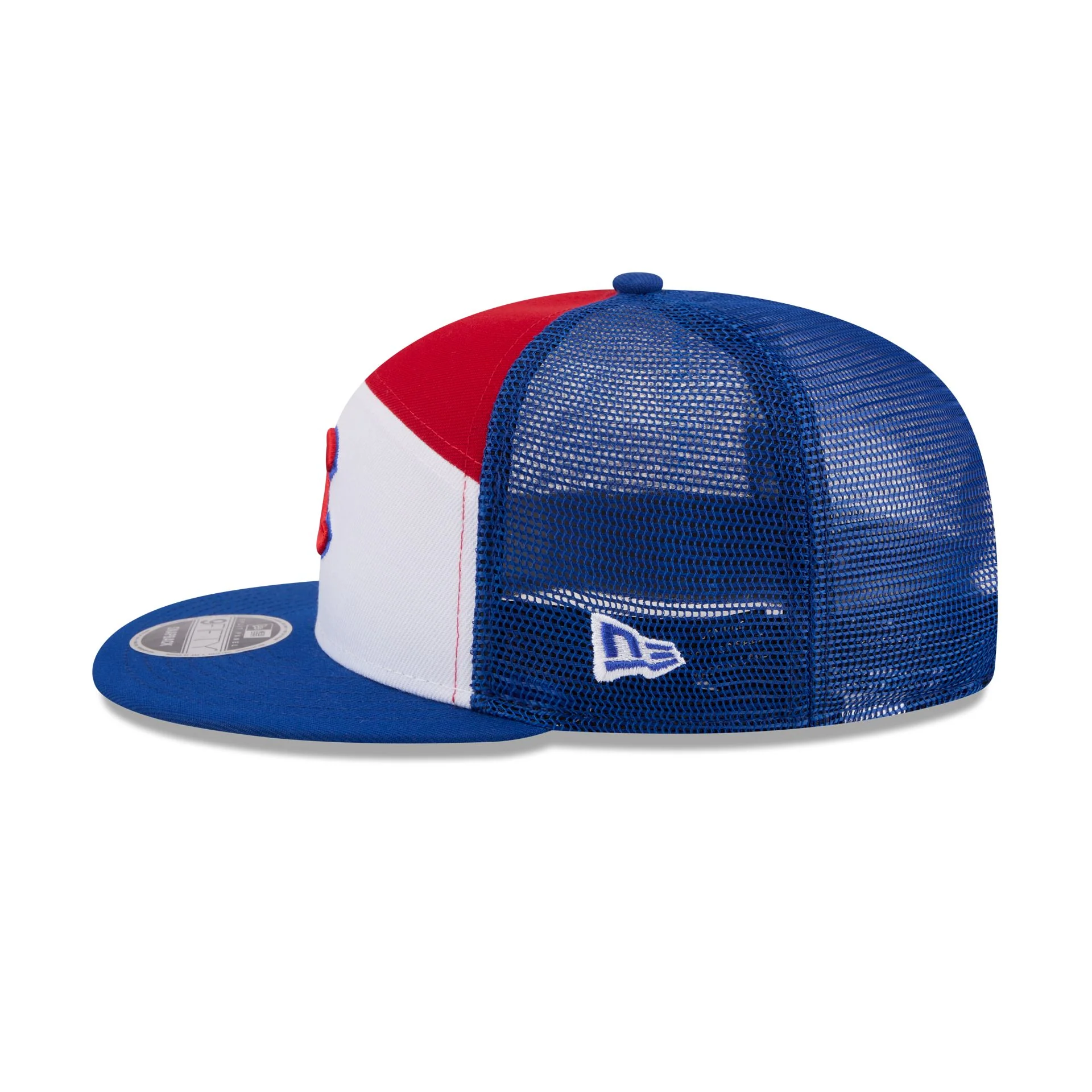 Chicago Cubs Block Split Panel 9FIFTY Trucker Hat - Image 4