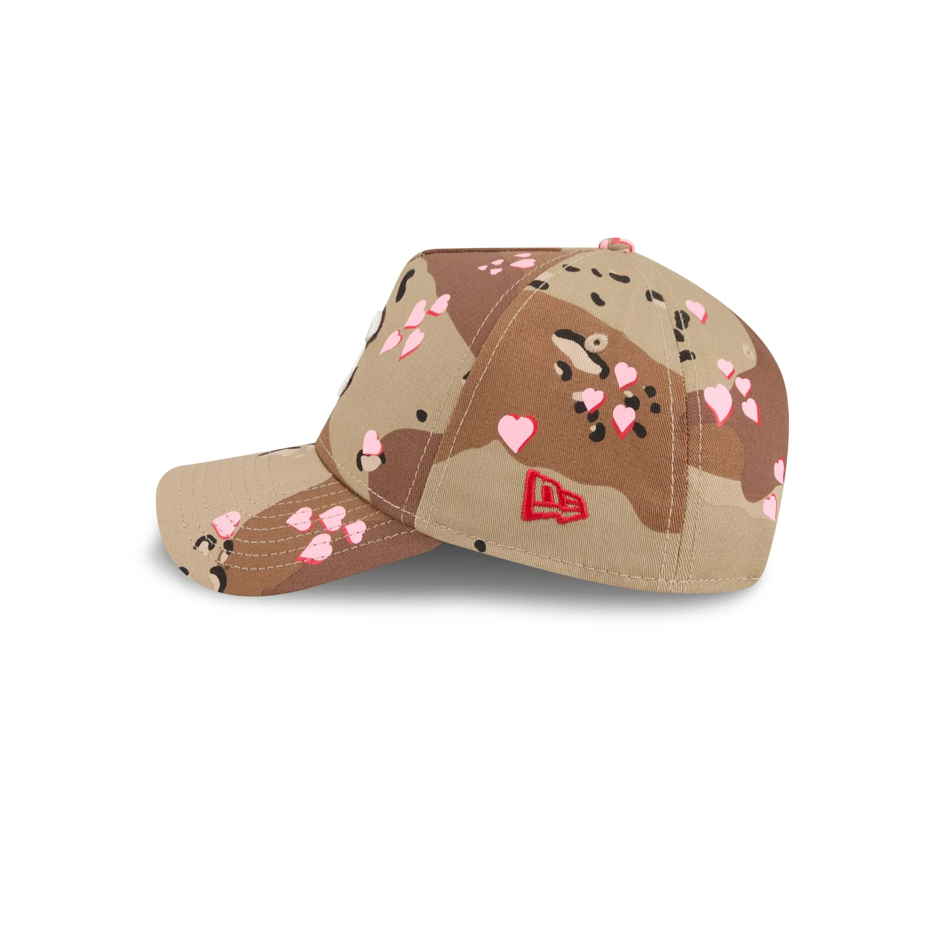 Chicago Cubs Camo Hearts 9FORTY A-Frame Snapback Hat - Image 4