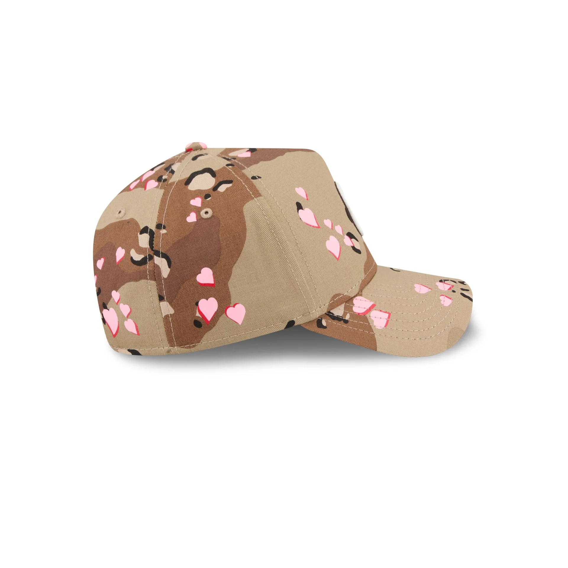 Chicago Cubs Camo Hearts 9FORTY A-Frame Snapback Hat - Image 5