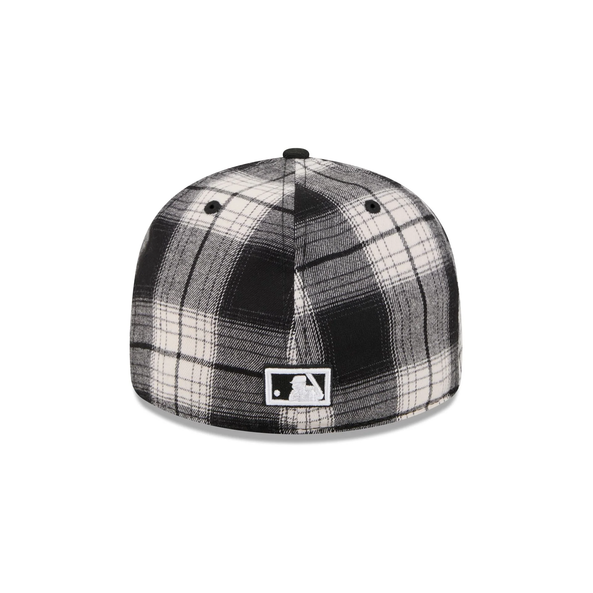 Chicago Cubs Grunge Plaid Retro Crown 59FIFTY Fitted Hat - Image 6