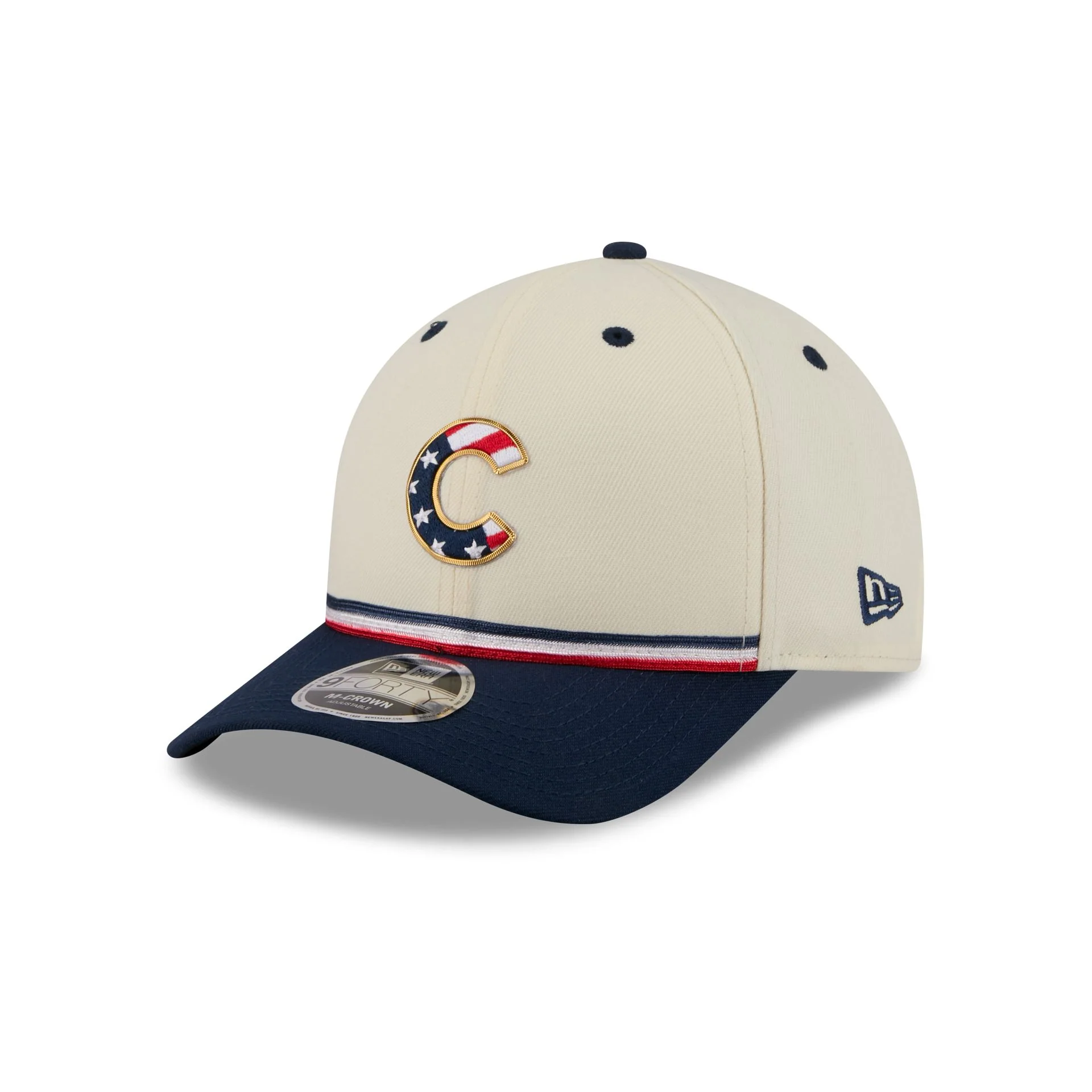 Chicago Cubs Independence Day 2026 9FORTY M-Crown Snapback Hat - Image 3