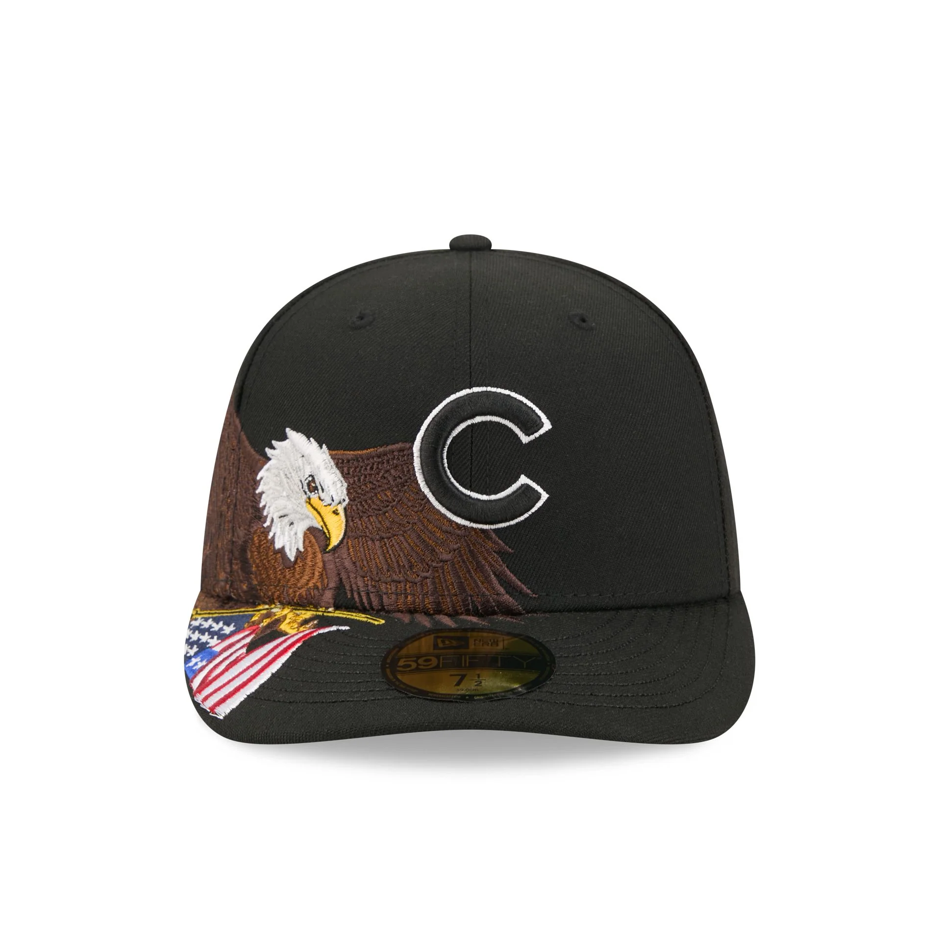 Chicago Cubs Liberty Eagle 59FIFTY Fitted Hat - Image 2