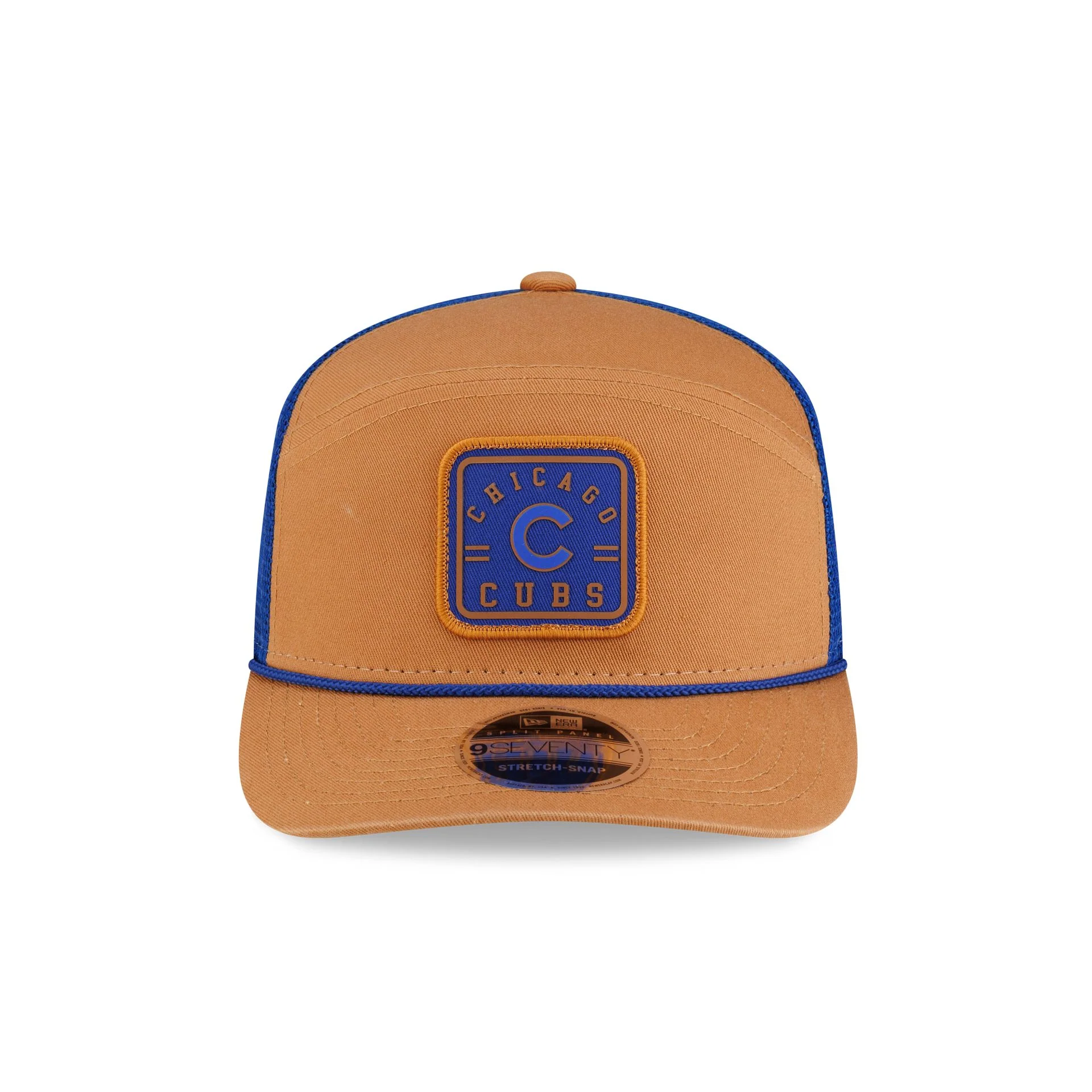 Chicago Cubs Light Bronze Split Panel 9SEVENTY Trucker Hat - Image 2