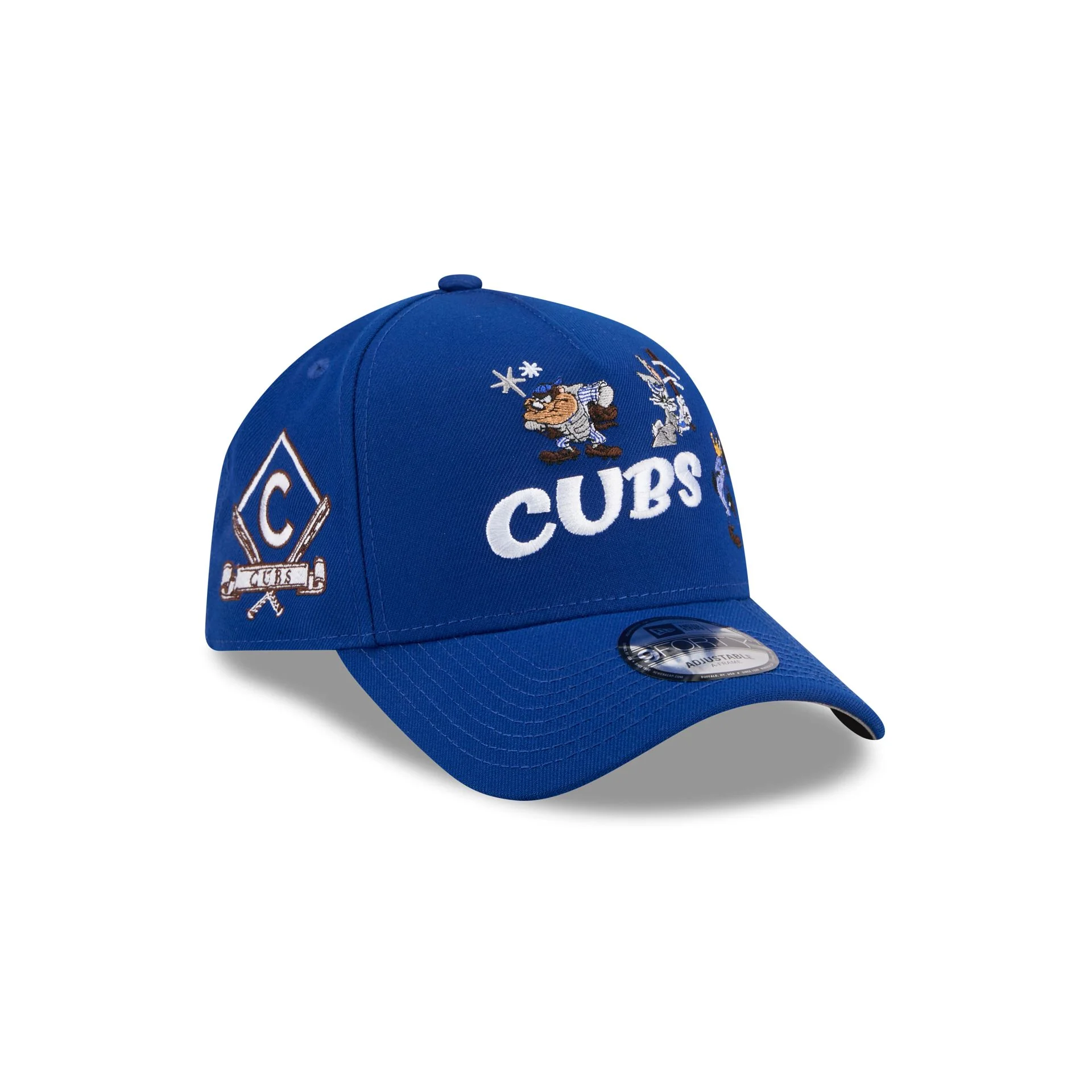 Chicago Cubs Looney Tunes 9FORTY A-Frame Snapback Hat - Image 3