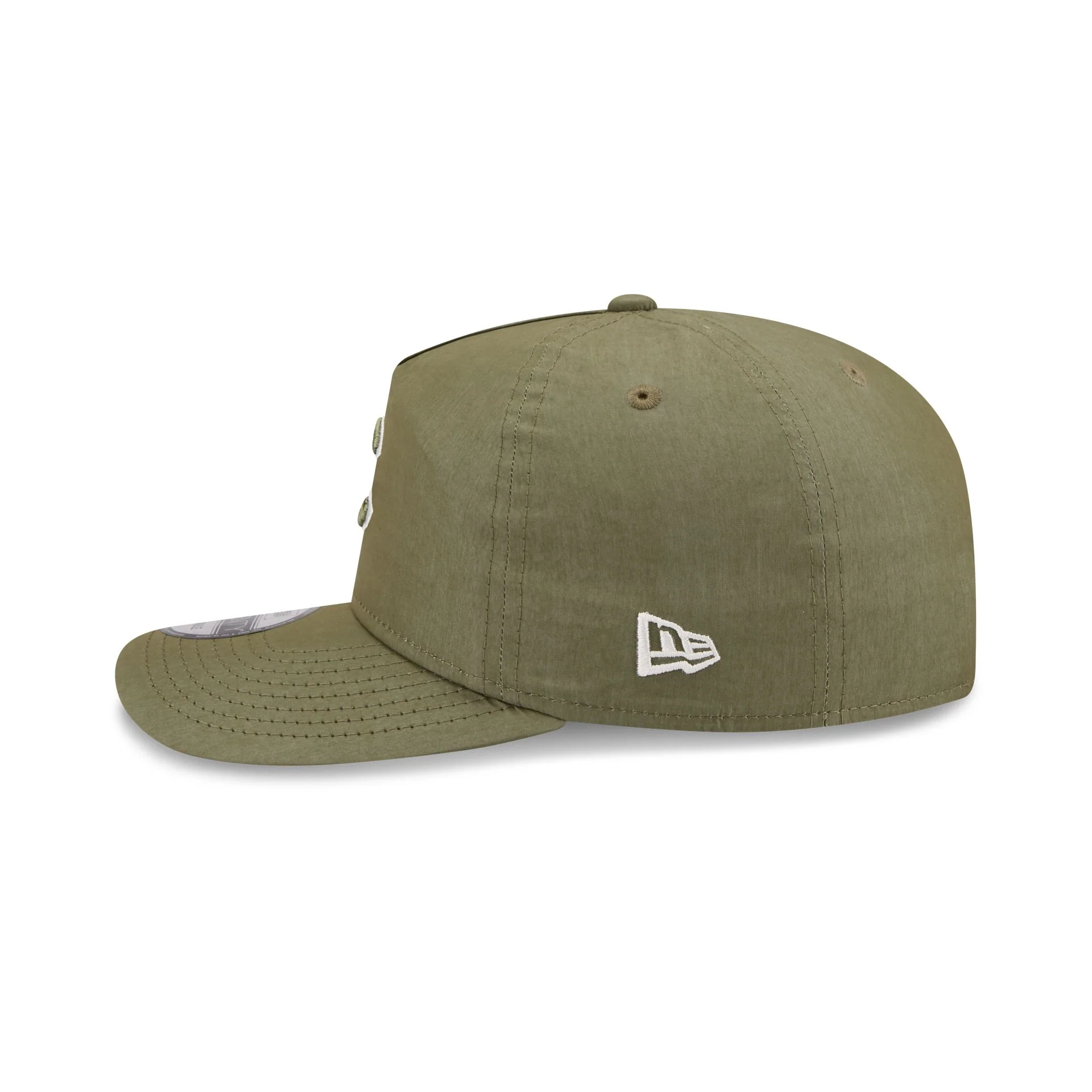 Chicago Cubs Olive Green Nylon 19TWENTY Adjustable Hat - Image 4