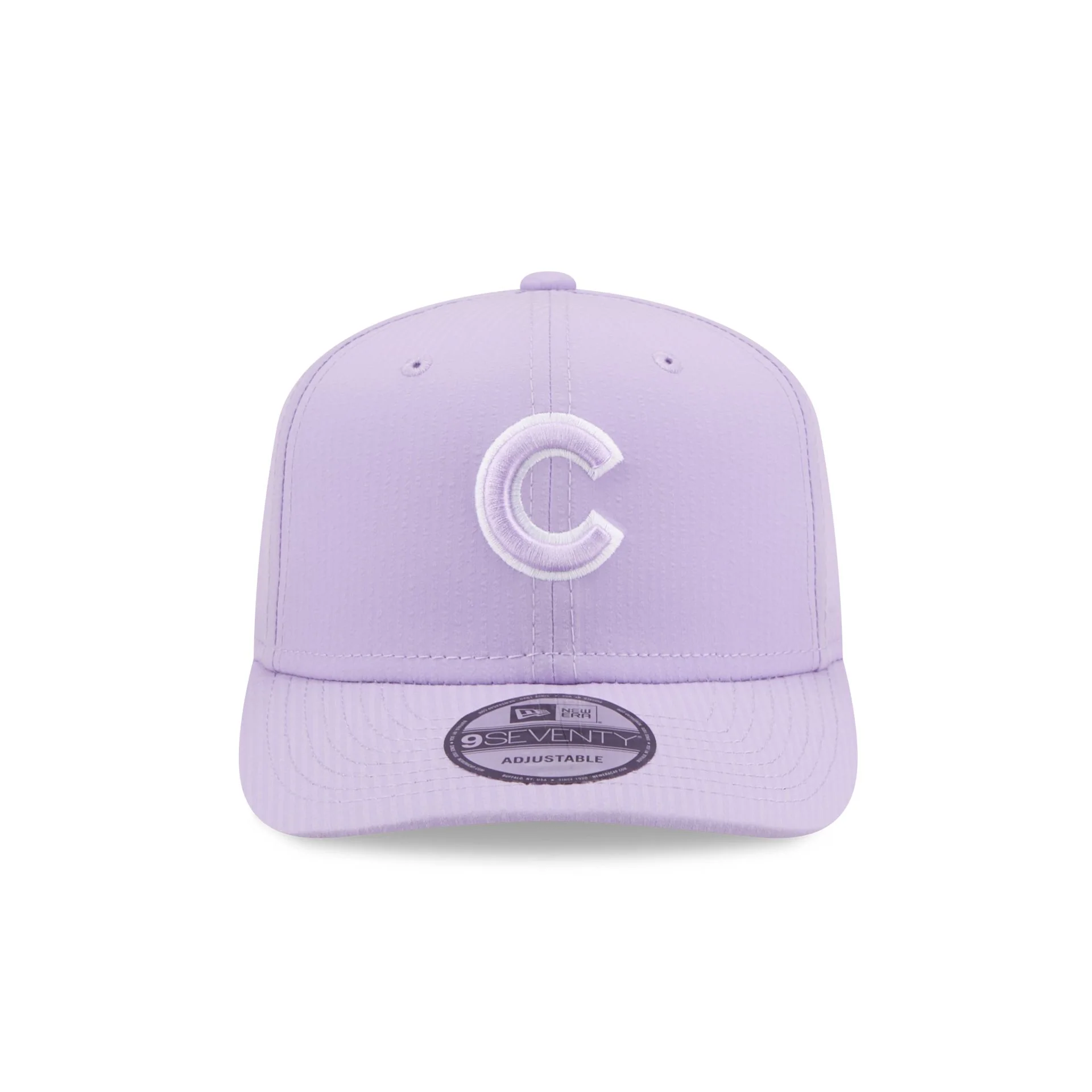 Chicago Cubs Pastel Crepe 9SEVENTY Stretch-Snap Hat - Image 2
