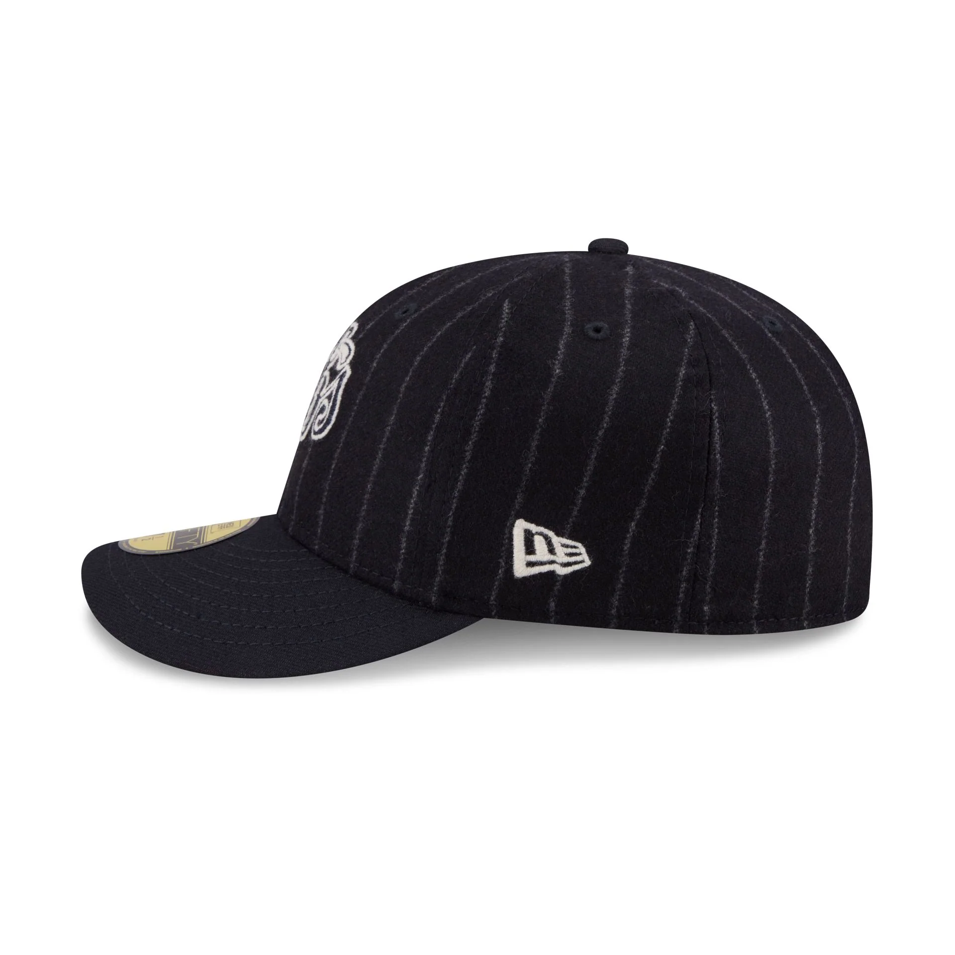 Chicago Cubs Pinstripe Merino & Cashmere Moon 59FIFTY Fitted Hat - Image 5