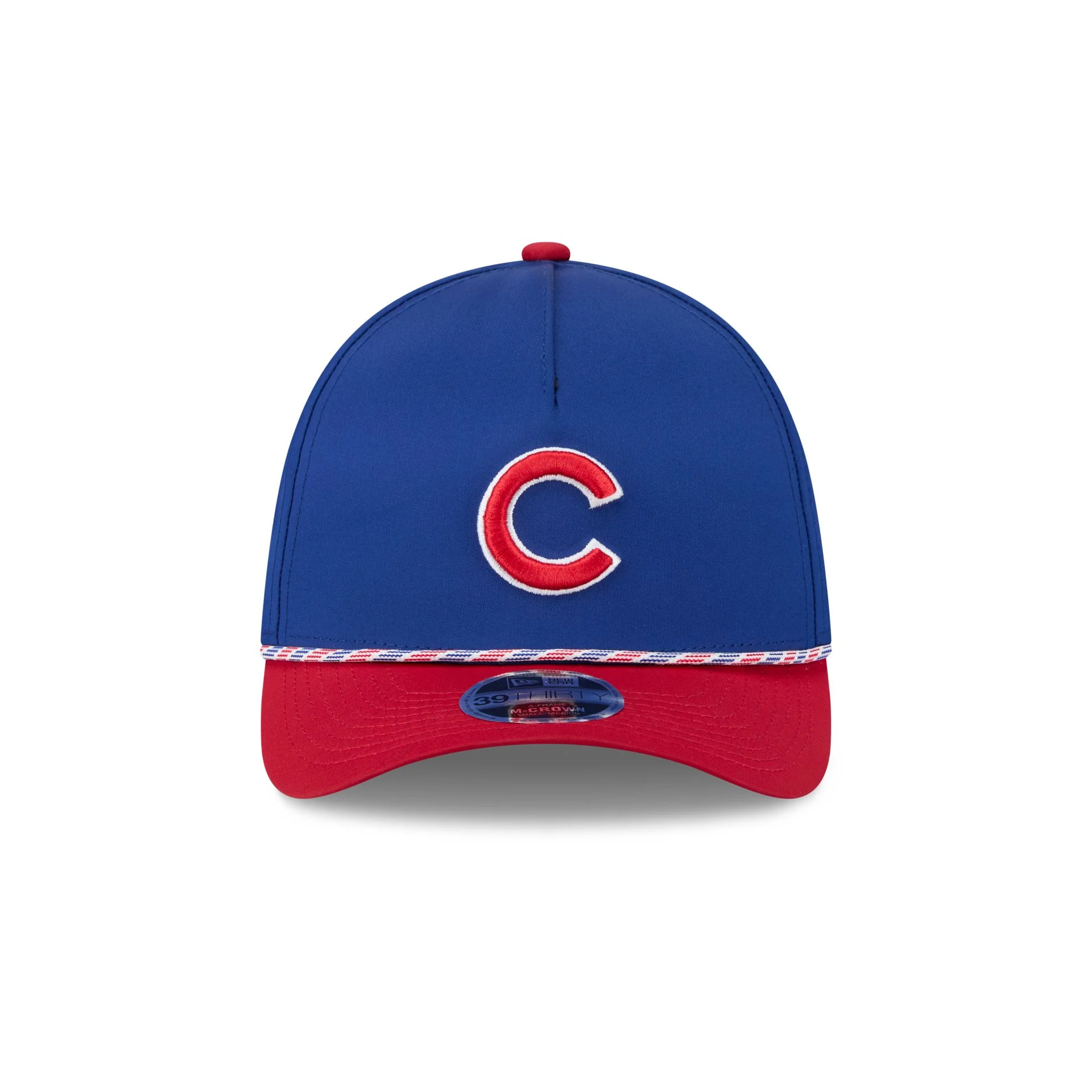 Chicago Cubs Rope 39THIRTY M-Crown A-Frame Stretch Fit Hat - Image 2