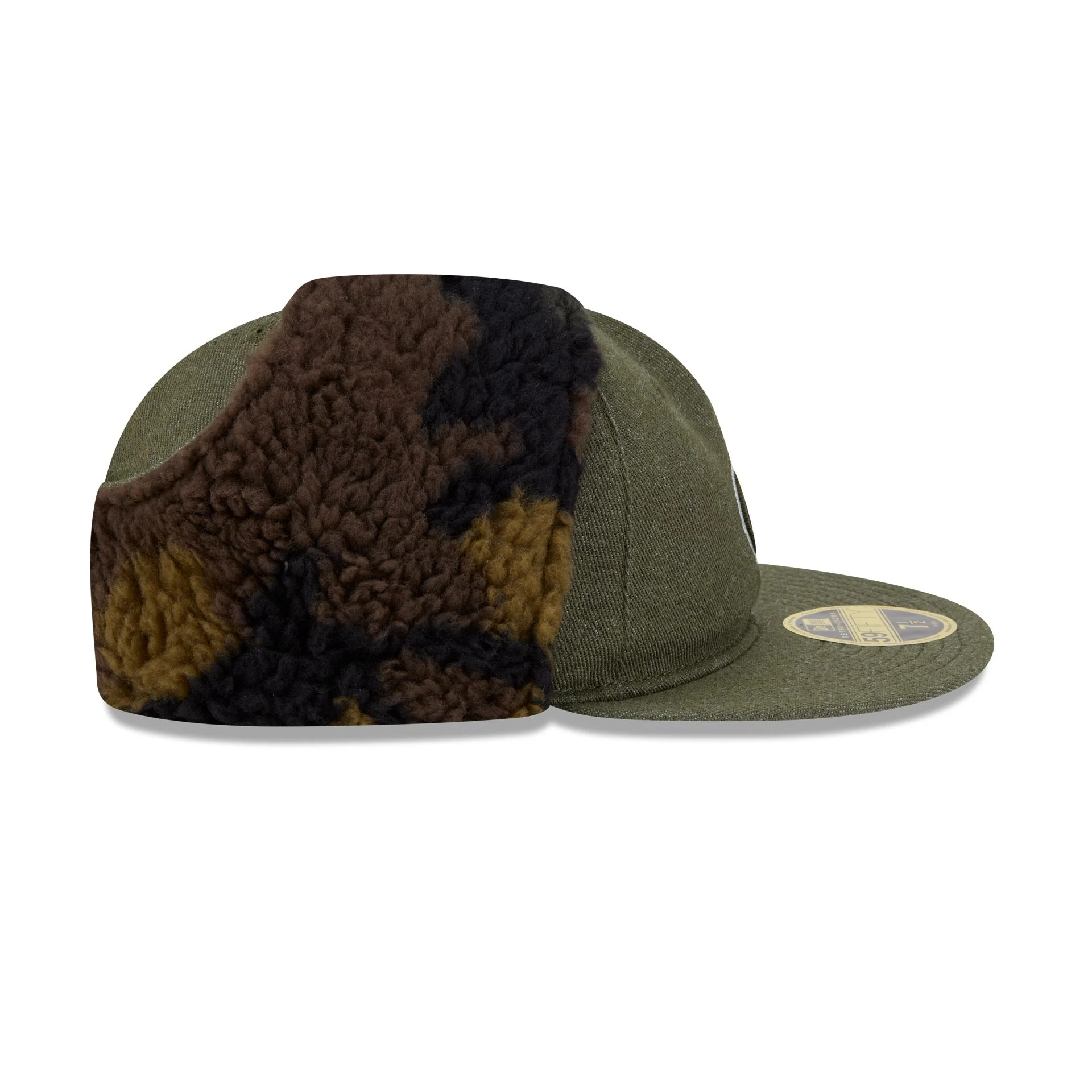 Chicago Cubs Three Looms Cotton Twill Camo Retro Crown Dog Ear 59FIFTY Fitted Hat - Image 5